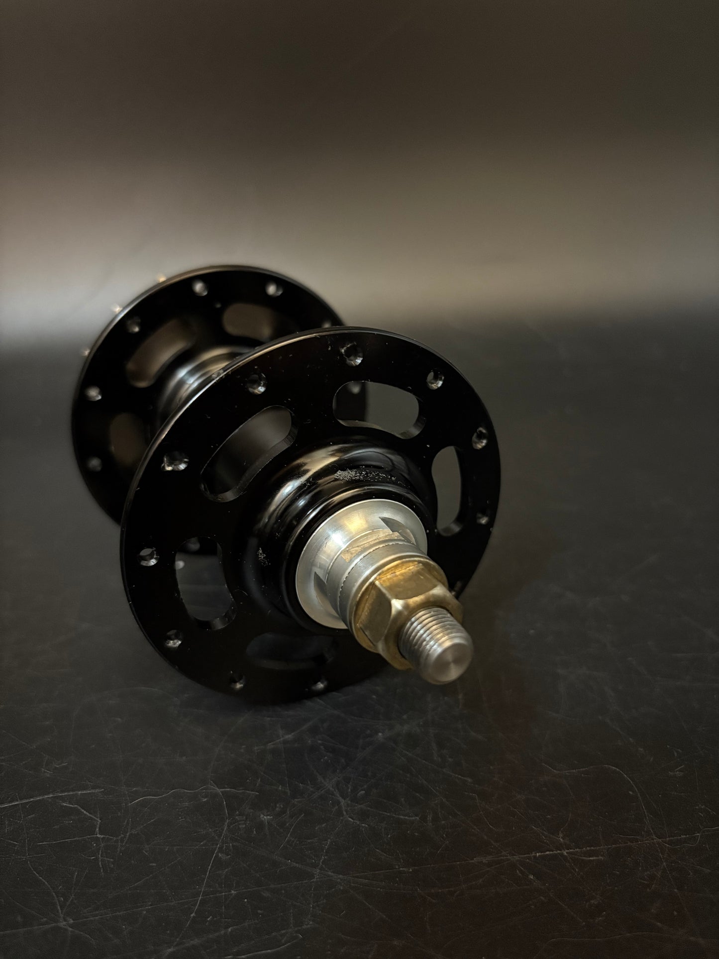 White Industries Rear Track Hub Black 24h w/ 17t Cog + Lockring