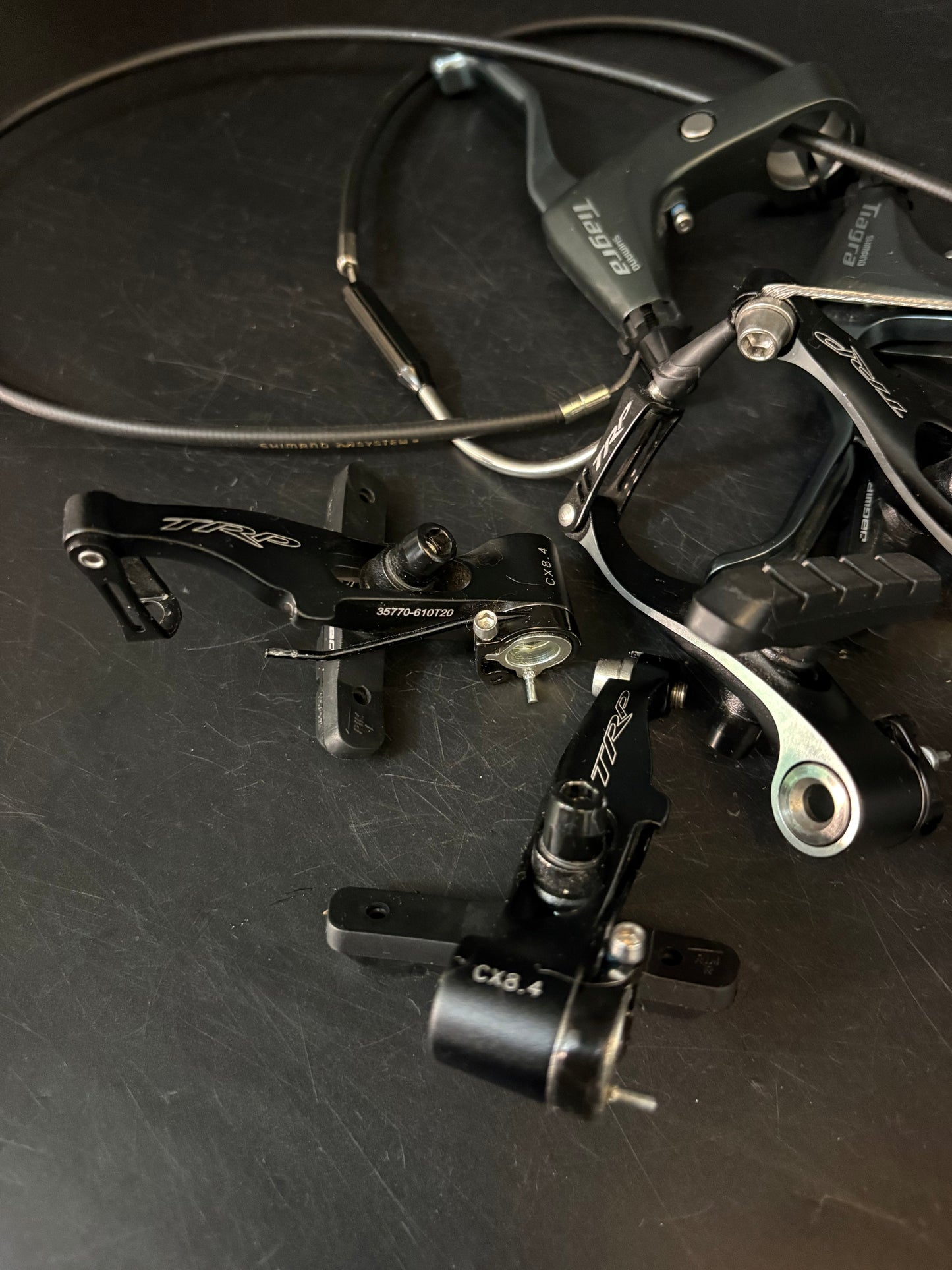 Shimano Tiagra / TRP Canti Front + Rear Brake Setup