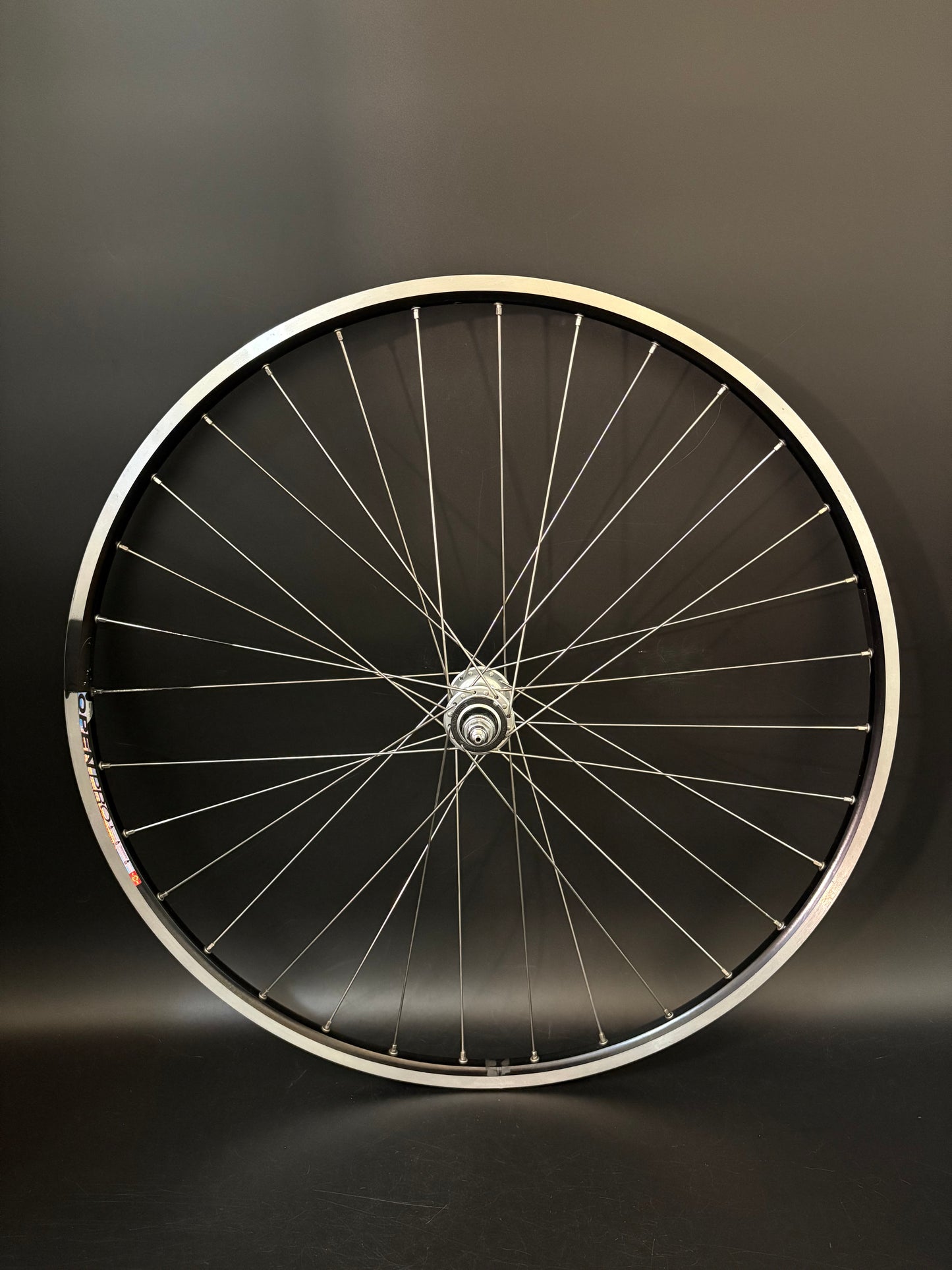 Mavic Open Pro Black Machined / Dura Ace 7710 Low Flange Wheelset 32h