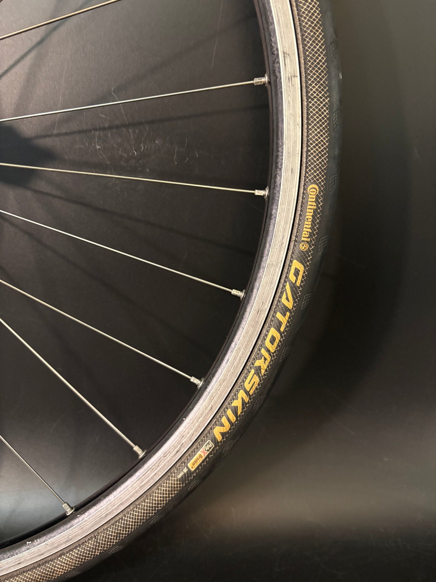 Mavic Open Pro Black / Dura Ace LF 7710 Wheelset 28h