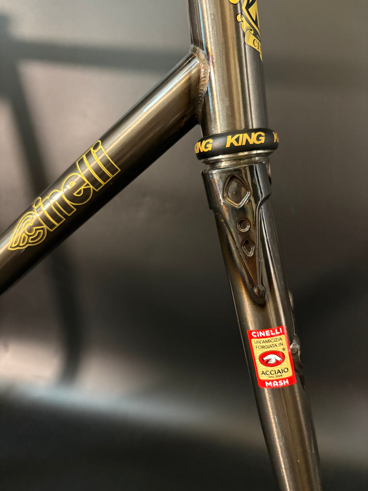 Cinelli Mash Work Frameset v2 Dark Smoke 56cm