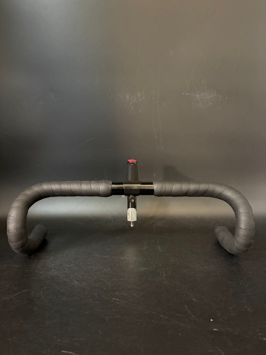 Wabi Classic Drop Handlebar Black 40cm + SimWorks Gettin Hungry Stem 120mm 26.0