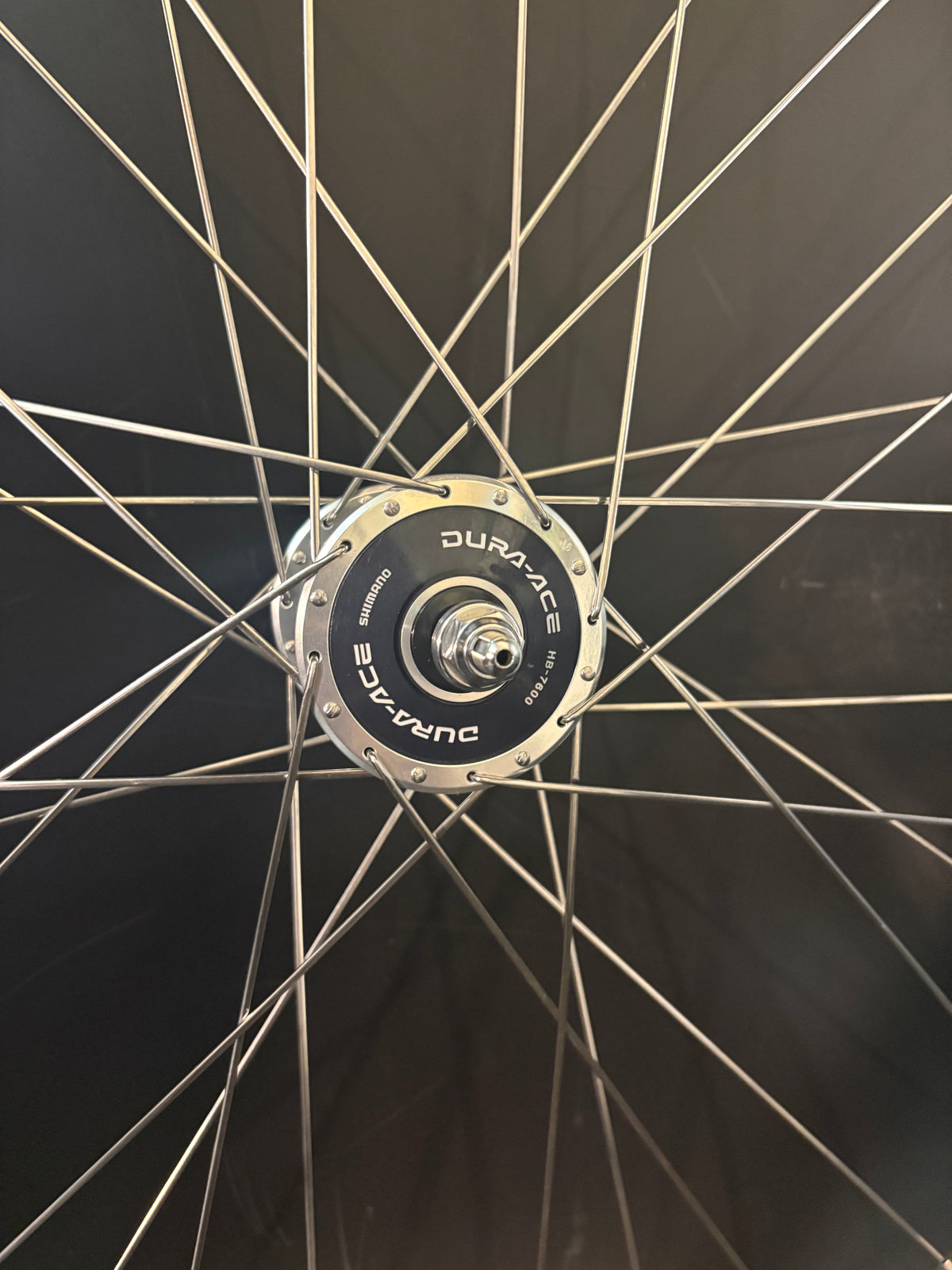 H Plus Son Tb14 / Dura Ace 7600 Wheelset Silver 32h