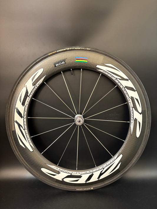 Zipp 808 Tubular Front Wheel Carbon 16h