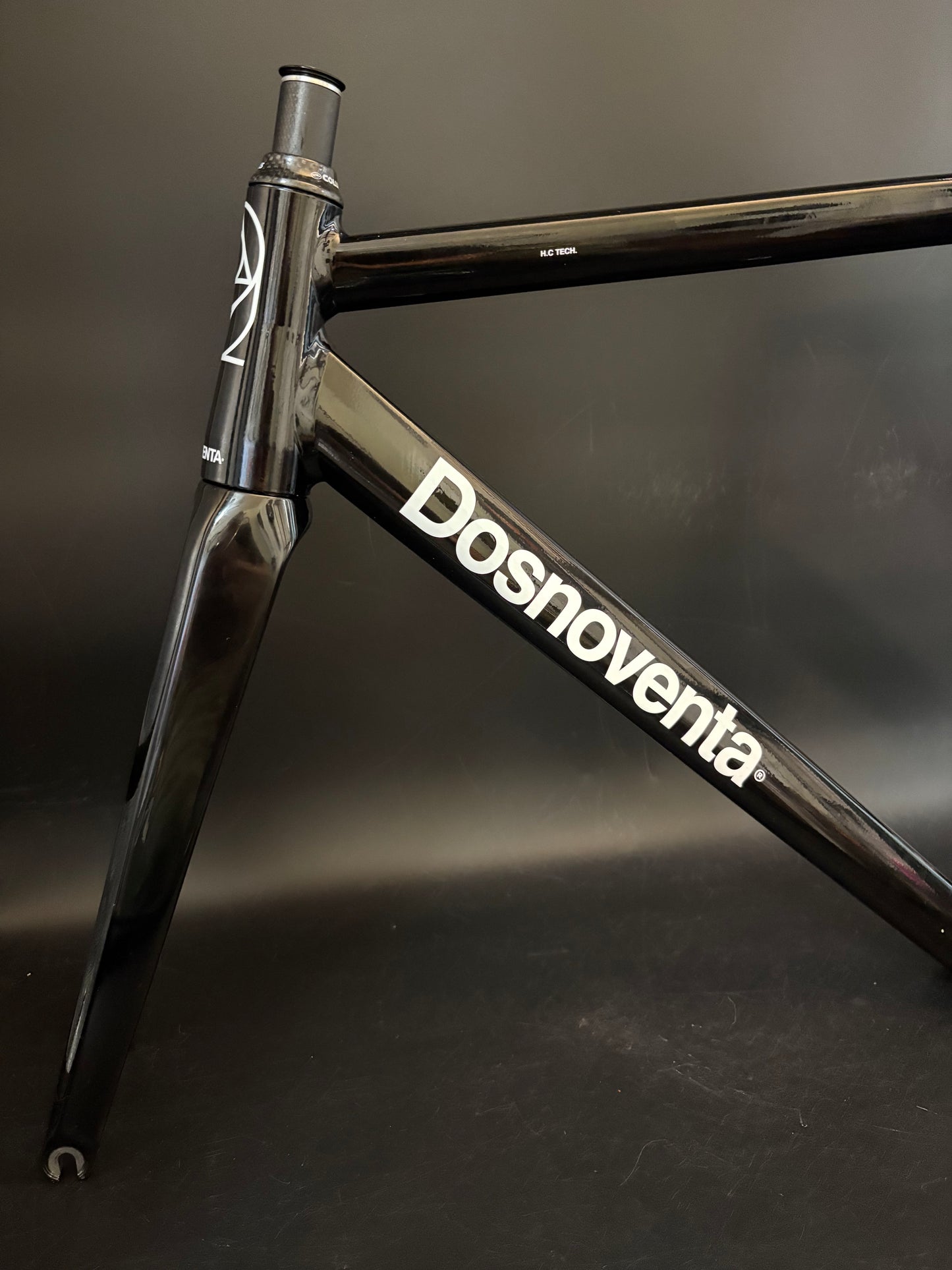 Dosnoventa Los Angeles Frameset Black Medium w/ Carbon Bars + Seatpost