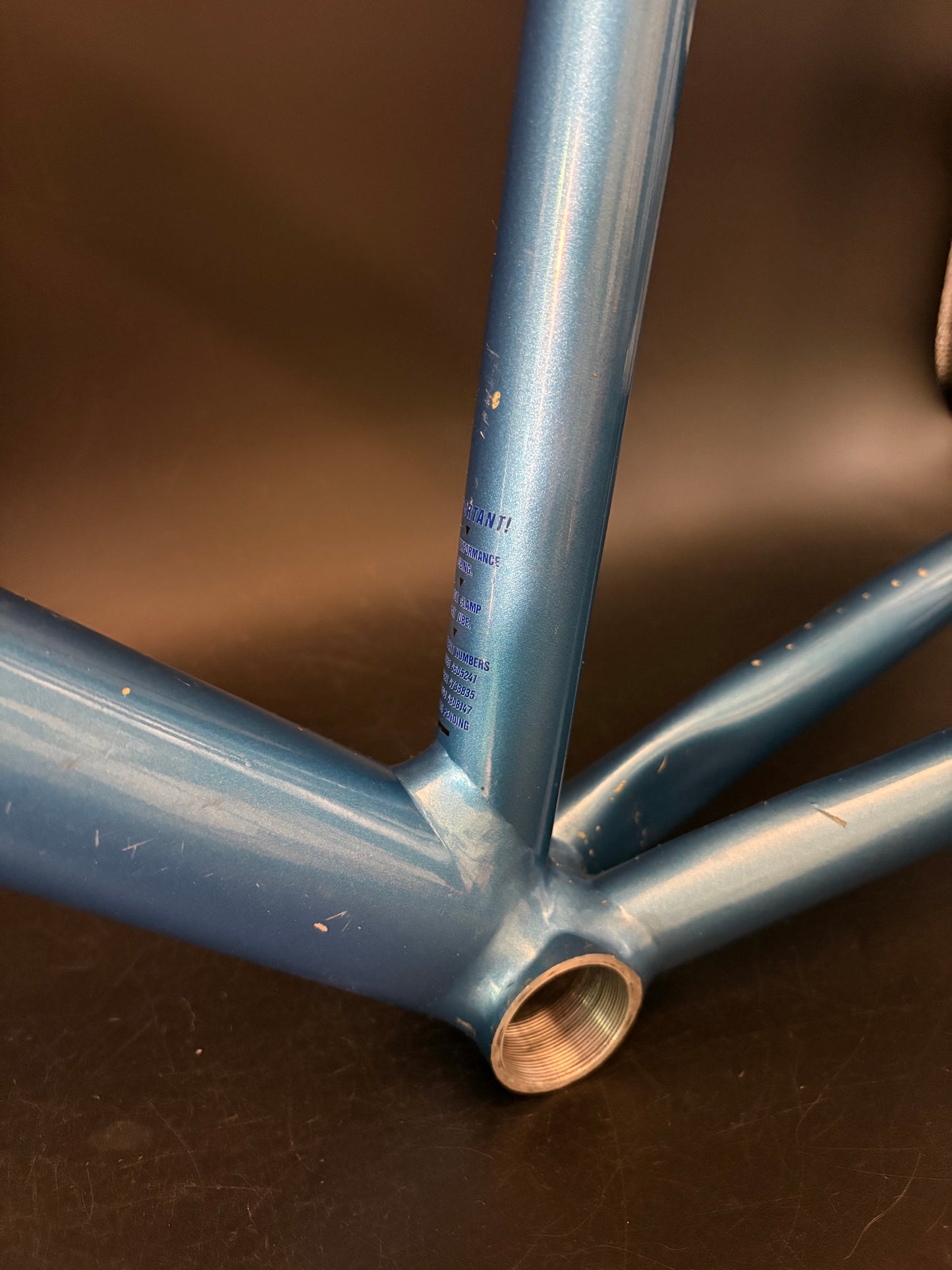 Cannondale Track Frameset Blue 58cm