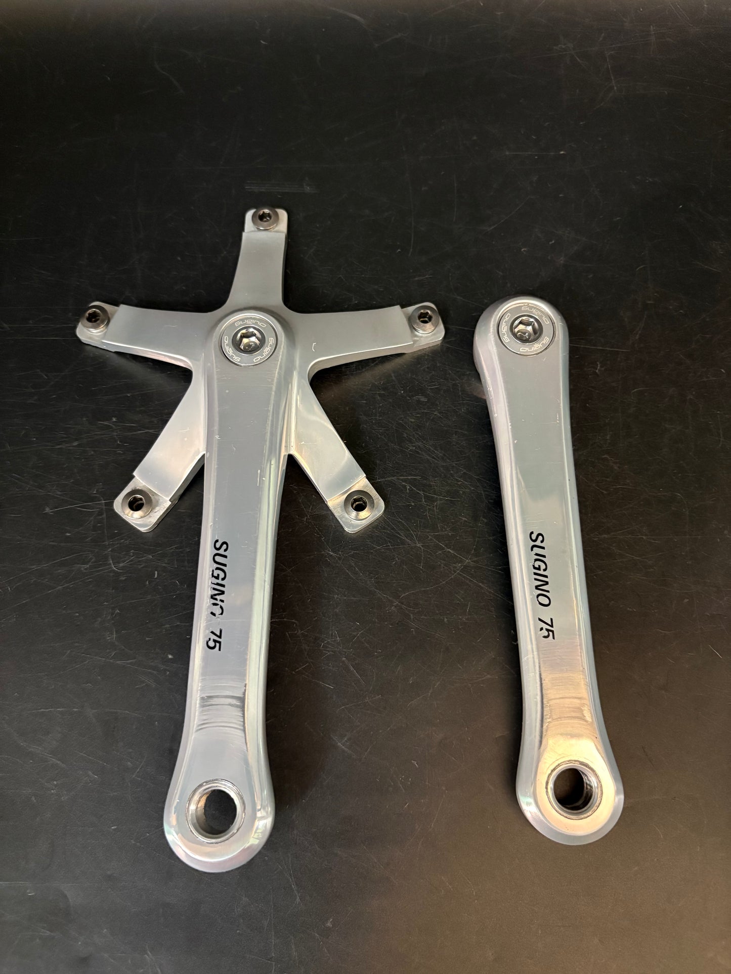Sugino 75 Cranks Silver 165mm