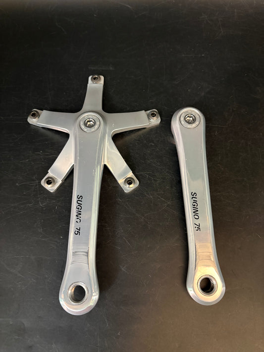 Sugino 75 Cranks Silver 165mm