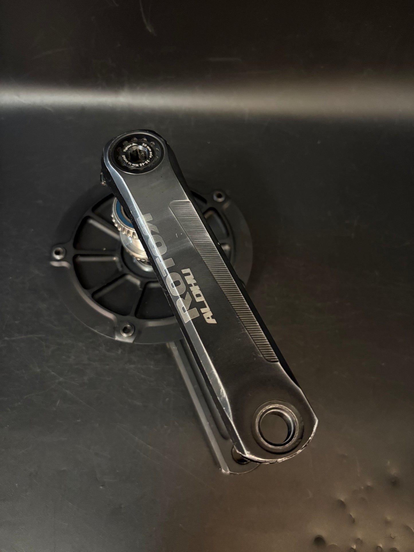 Rotor Aldhu Crankset Black 165mm