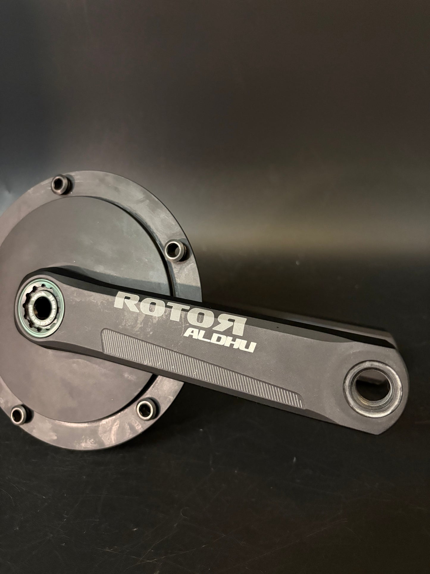 Rotor Aldhu Crankset Black 165mm