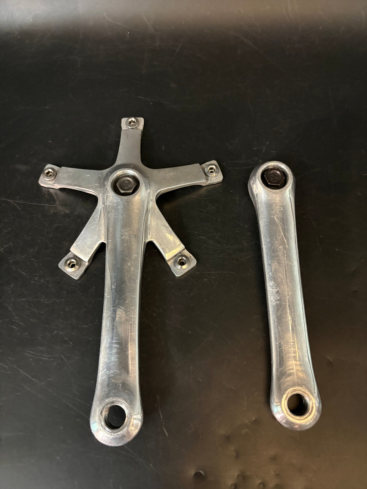 Dura Ace 7600 Cranks Silver 165mm