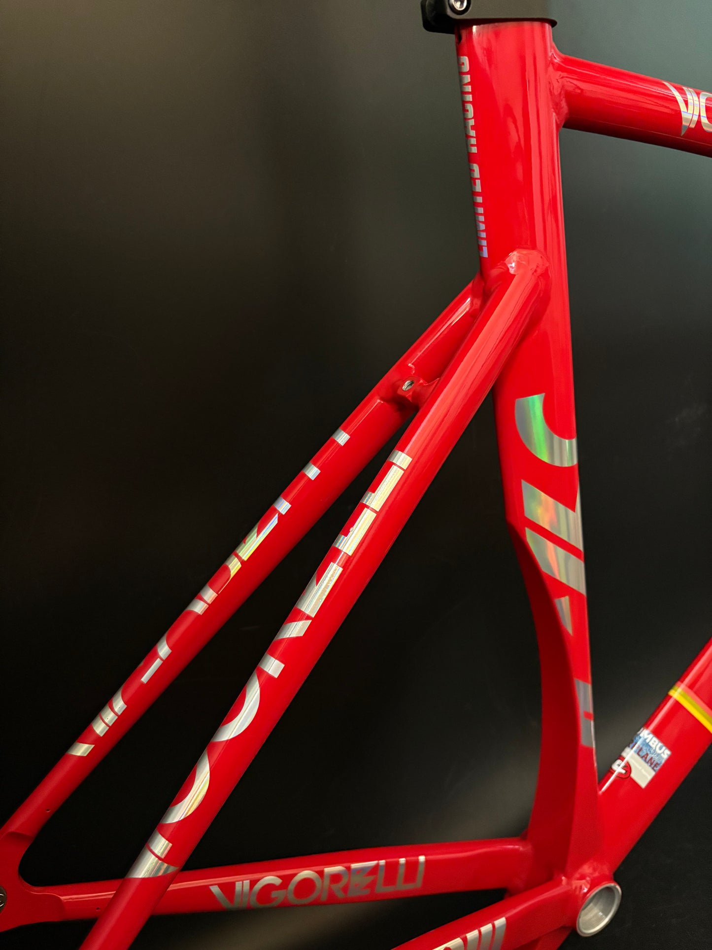 Cinelli Vigorelli Shark Frameset Red 56cm #1