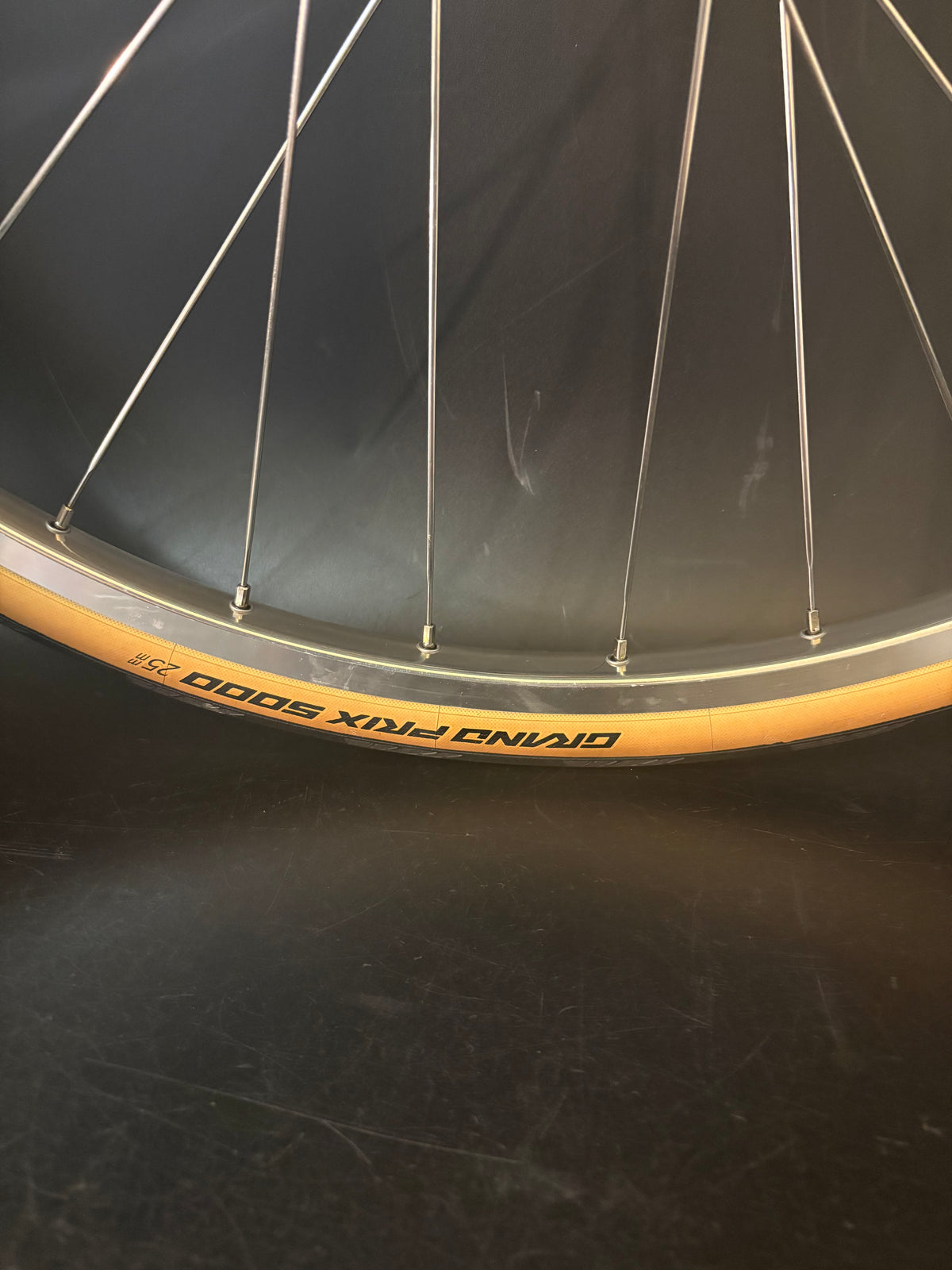 H Plus Son Tb14 / Dura Ace 7600 Wheelset Silver 32h