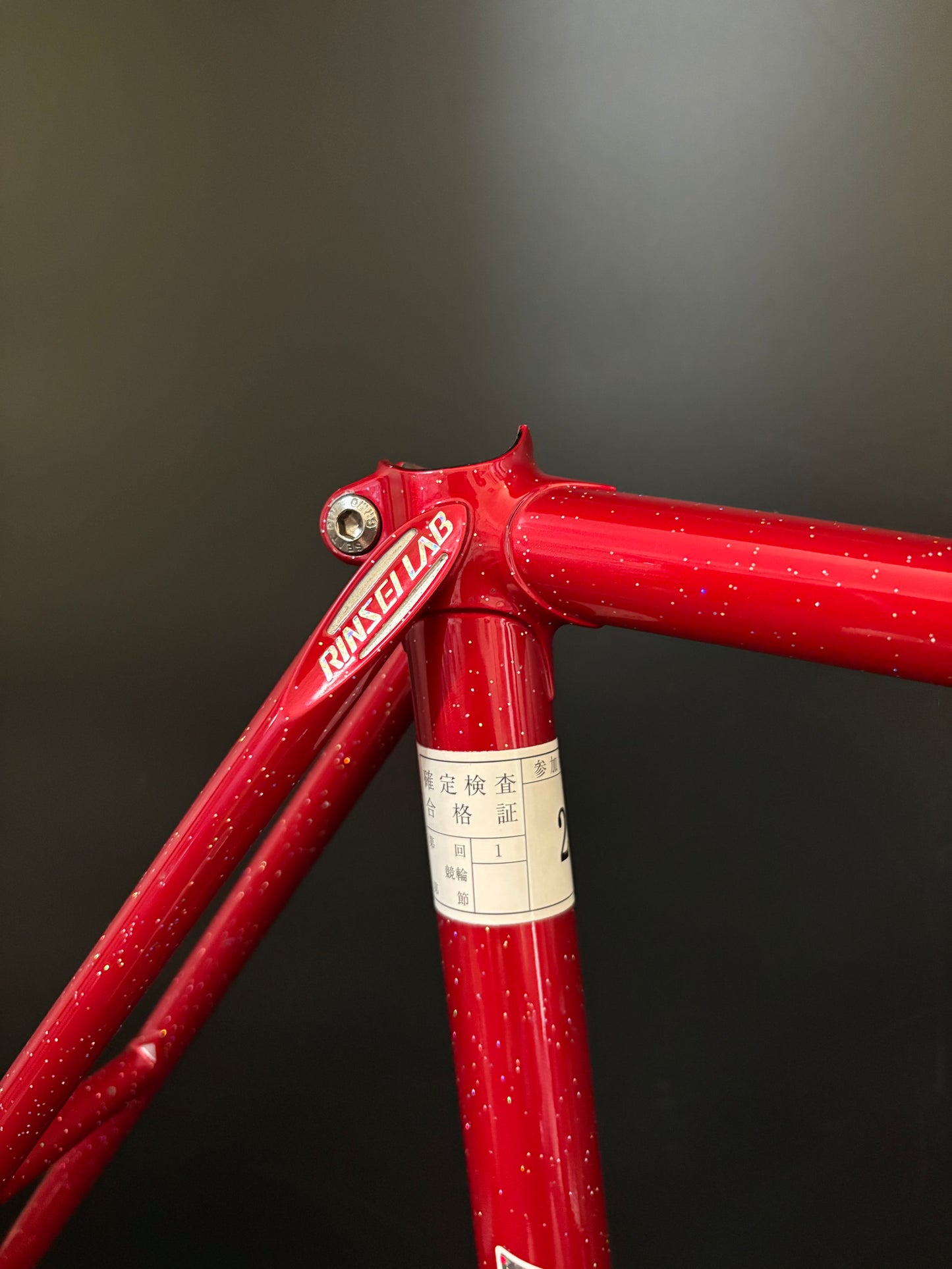 Rinsei Lab NJS Frameset Red 57cm ST 56cm TT