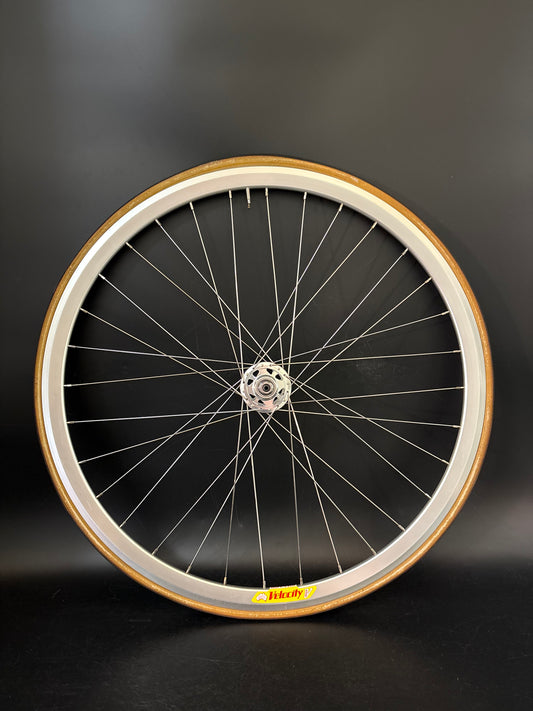Velocity Deep V / Origin 8 Front Wheel Silver 32h