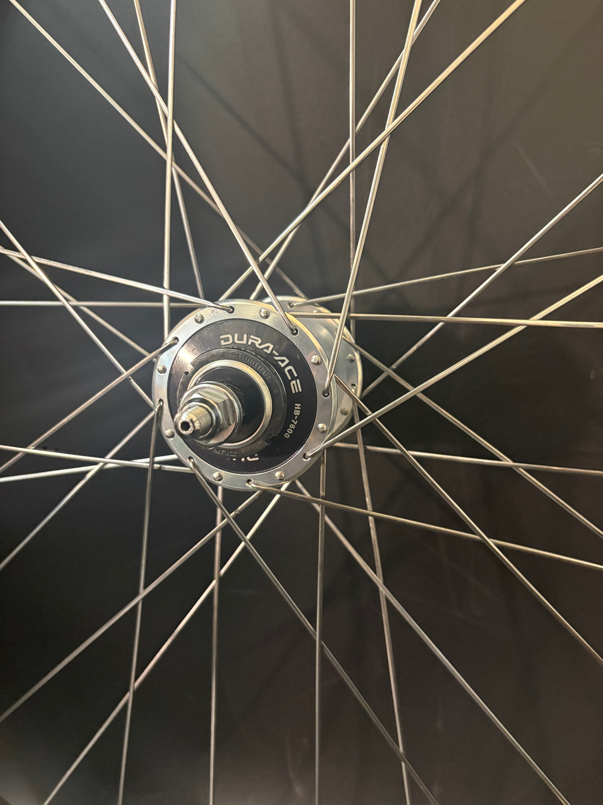 H Plus Son Tb14 / Dura Ace 7600 Wheelset Silver 32h