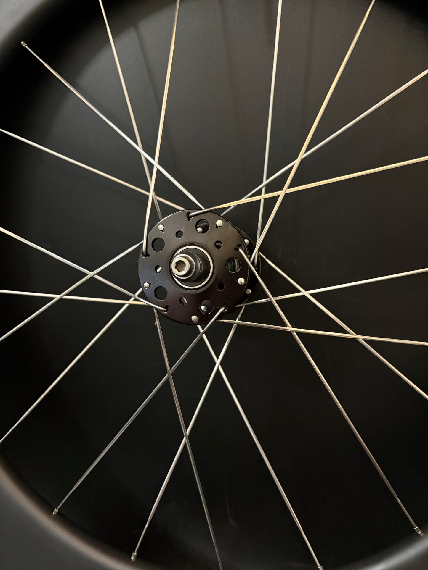 Unbranded Carbon 88mm / Phil Wood Pro Wheelset Black 20h