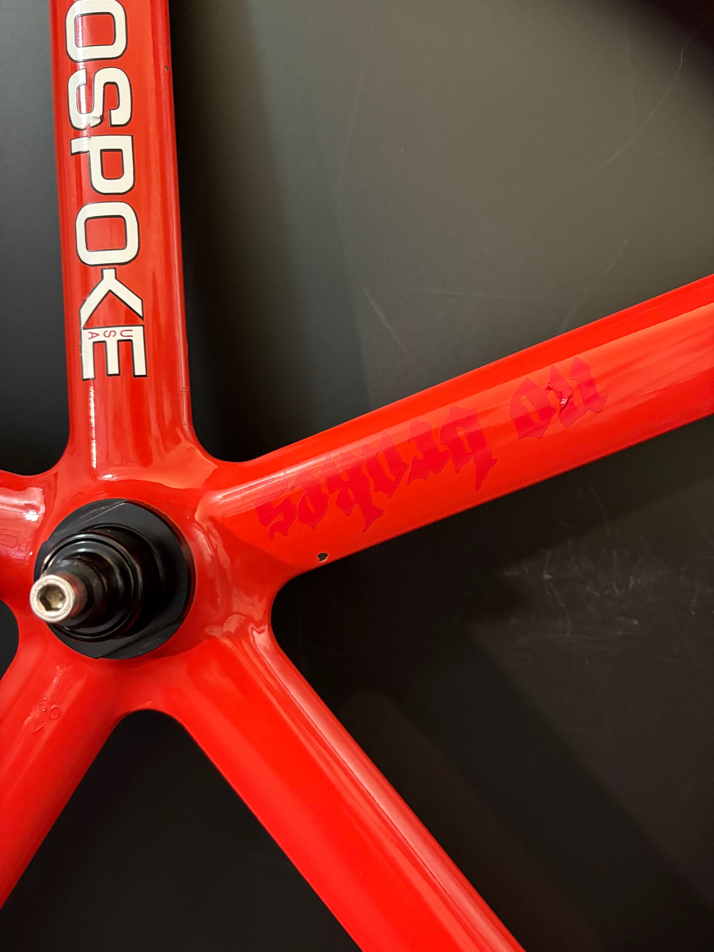 Aerospoke Clincher Front Wheel Red