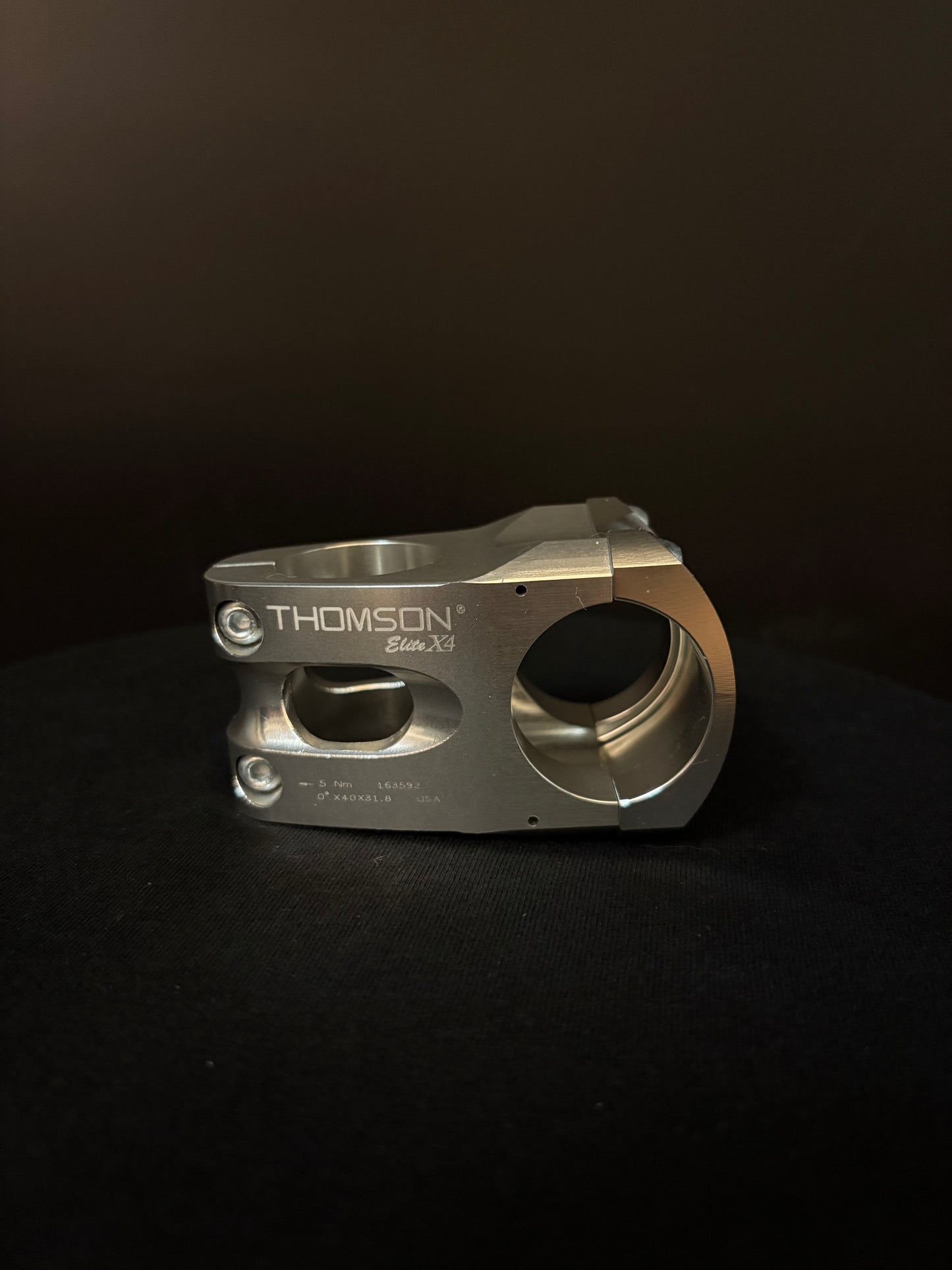 Thomson X4 Stem Silver 40mm 31.8 0deg