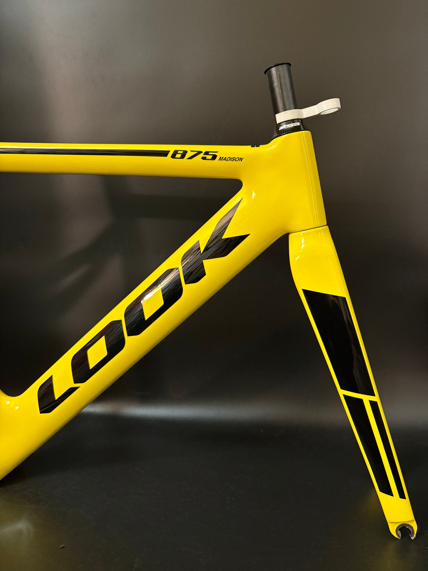 Look 875 Madison Frameset Yellow Carbon Small