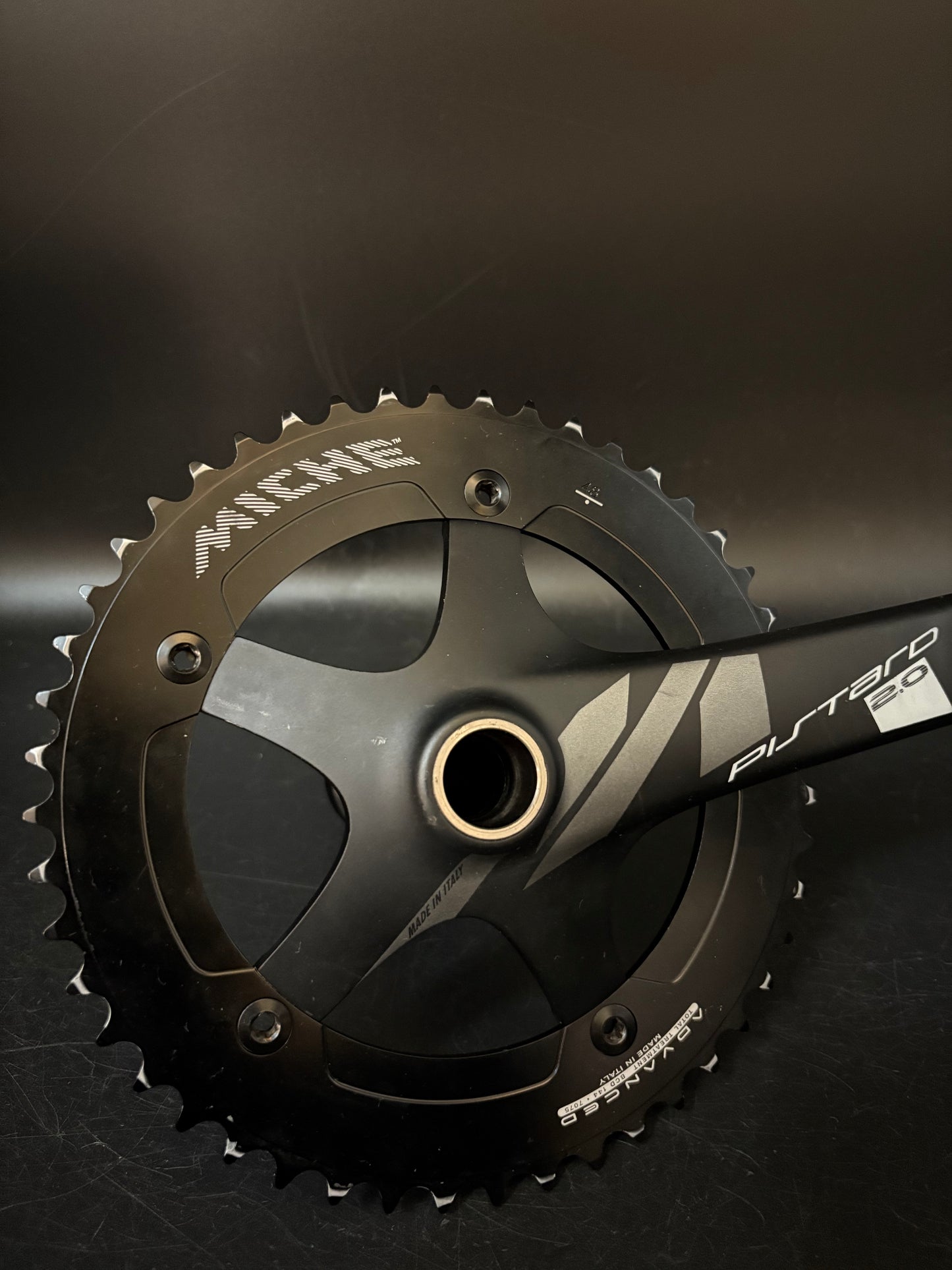 Miche Pistard 2.0 Crankset Black 165mm 48t