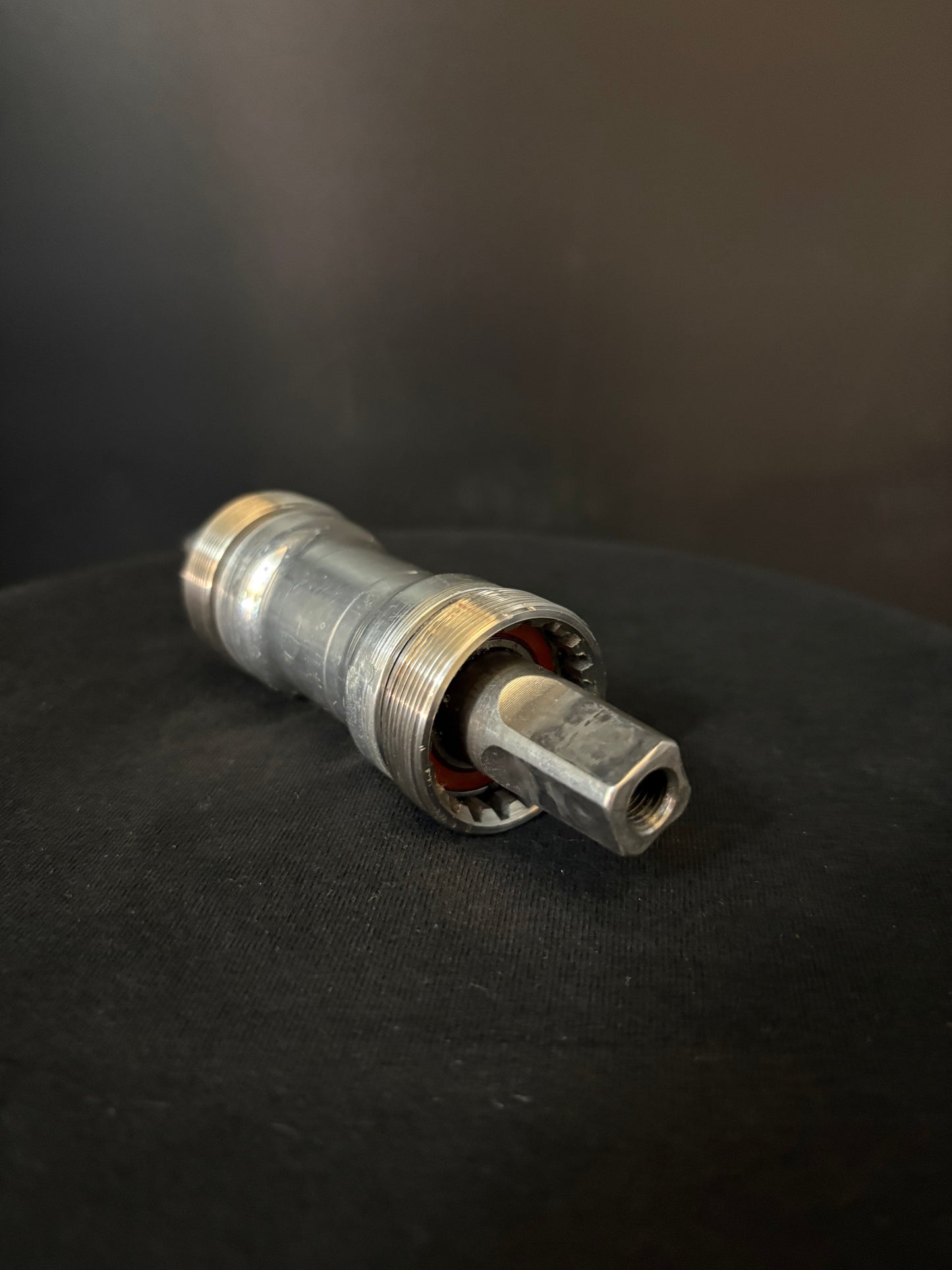 Phil Wood Square Taper Bottom Bracket Silver JIS 123mm