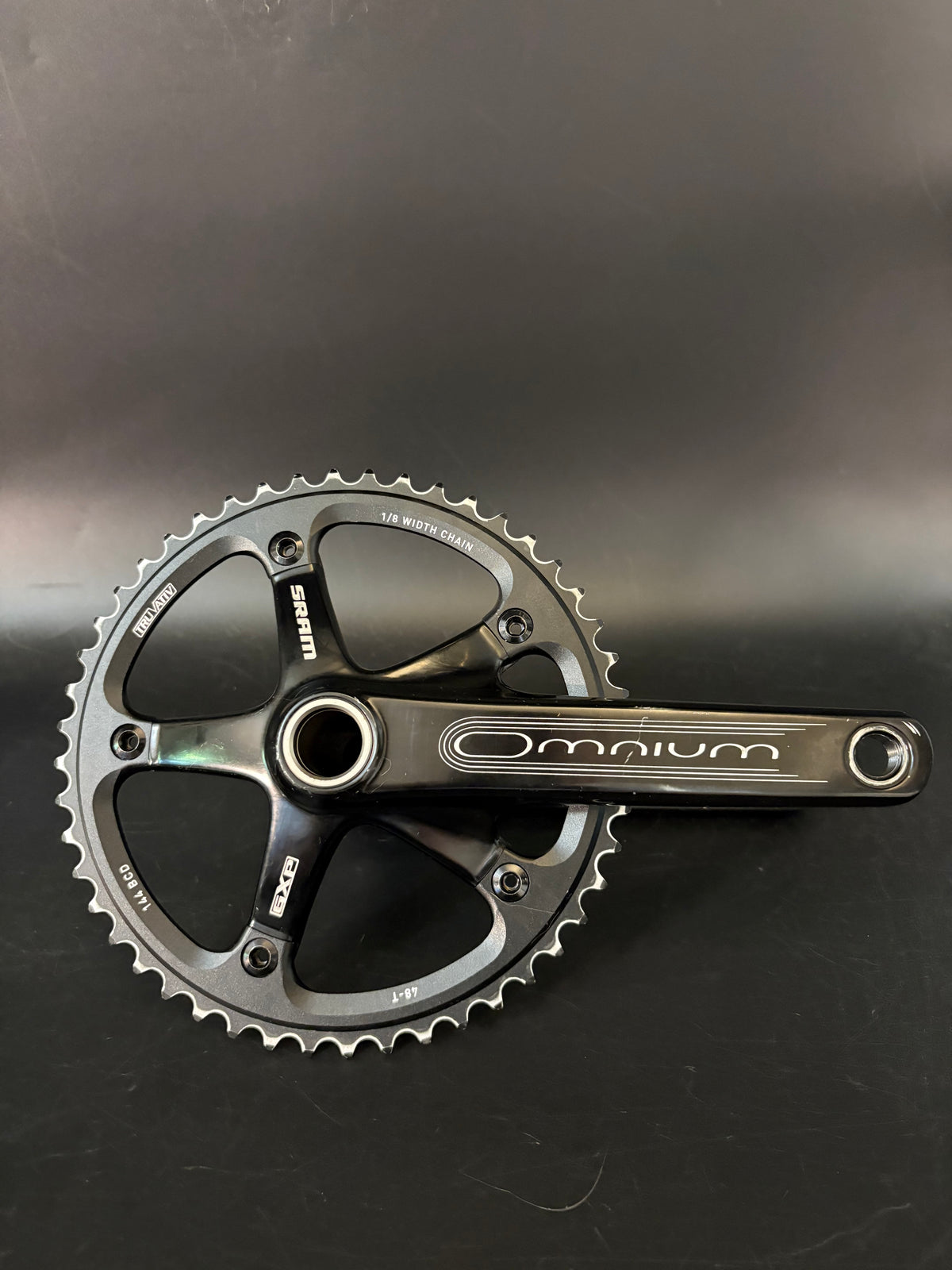 Sram Omnium Crankset Black 170mm 48t
