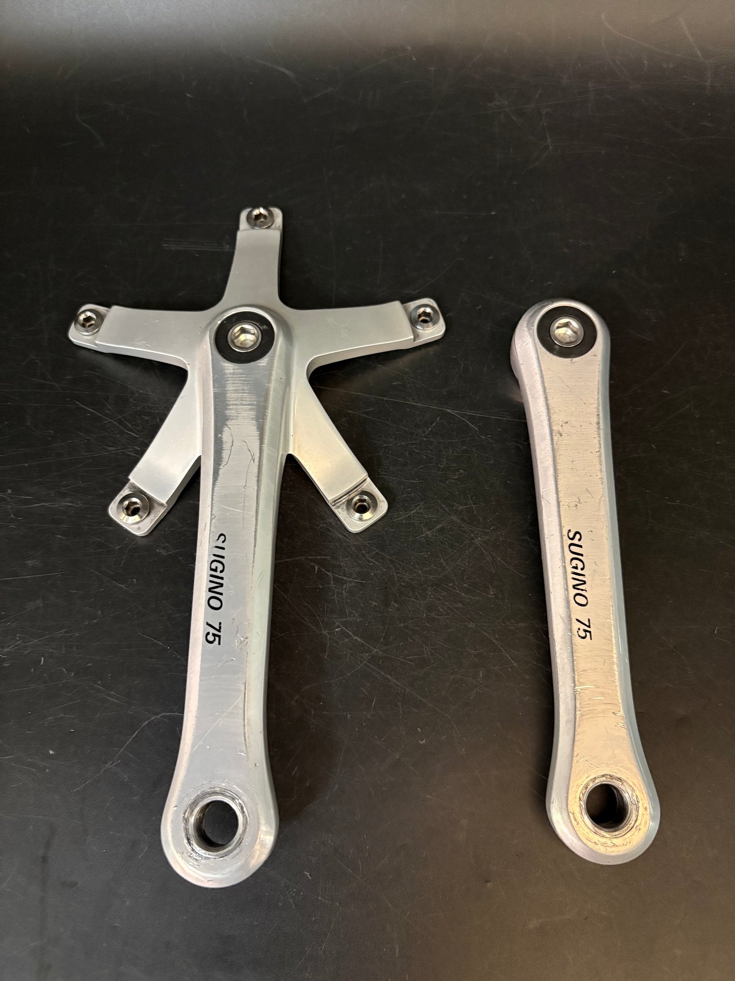 Sugino 75 Cranks Silver 165mm