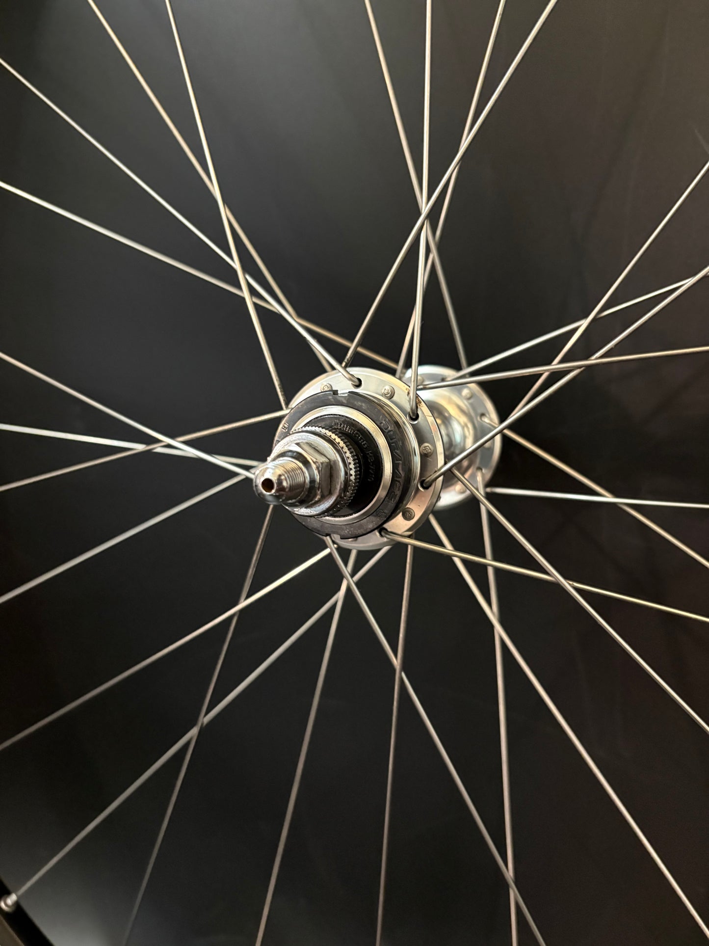 Mavic Open Pro Black / Dura Ace LF 7710 Wheelset 28h