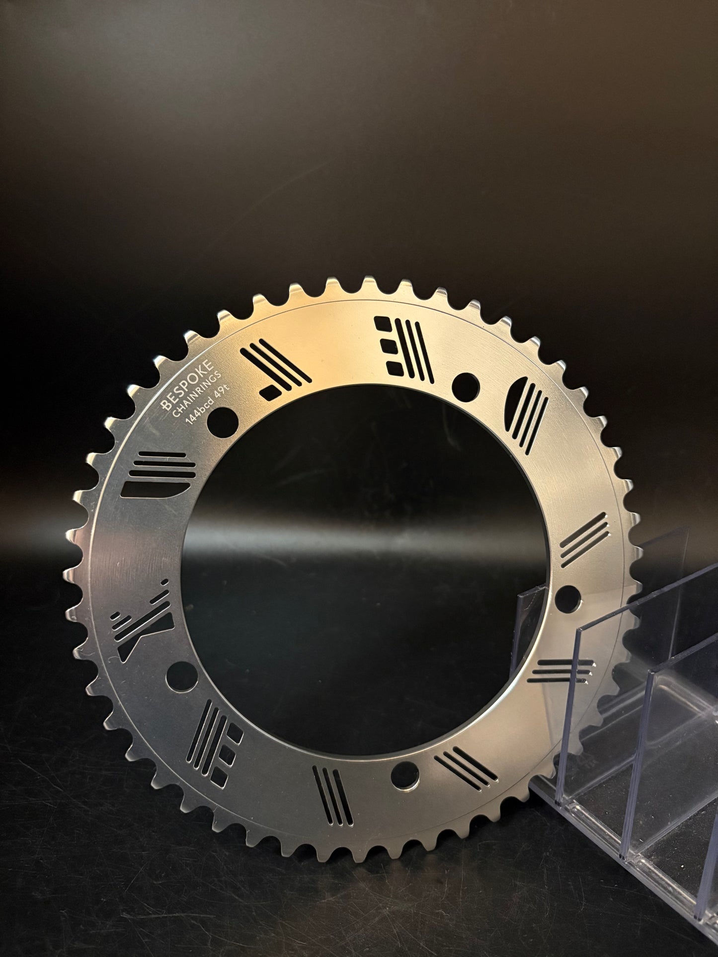 Bespoke x Deluxe Chainring Silver 49t