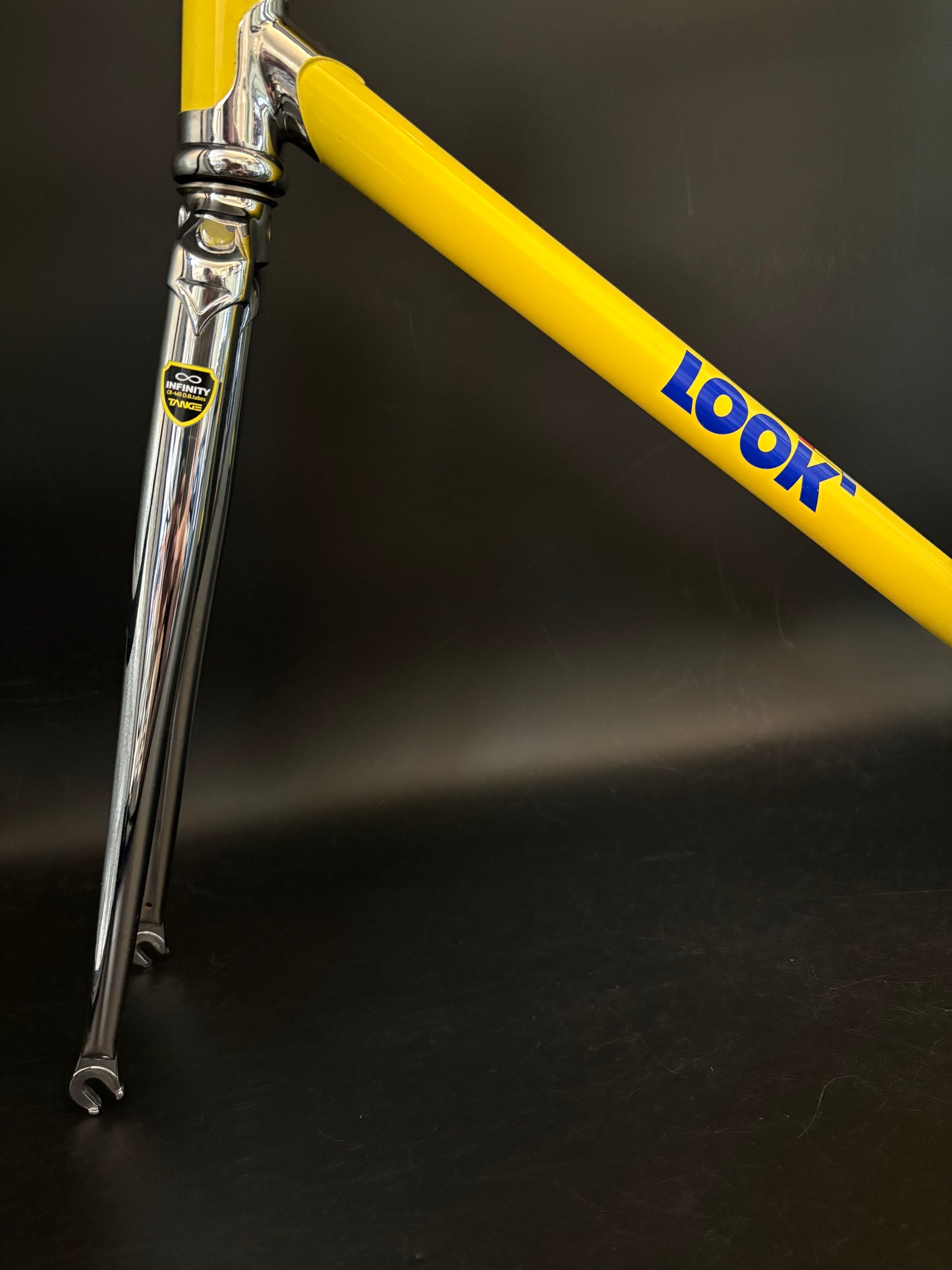 Look AC 364 Frameset Heritage Yellow/Chrome Small