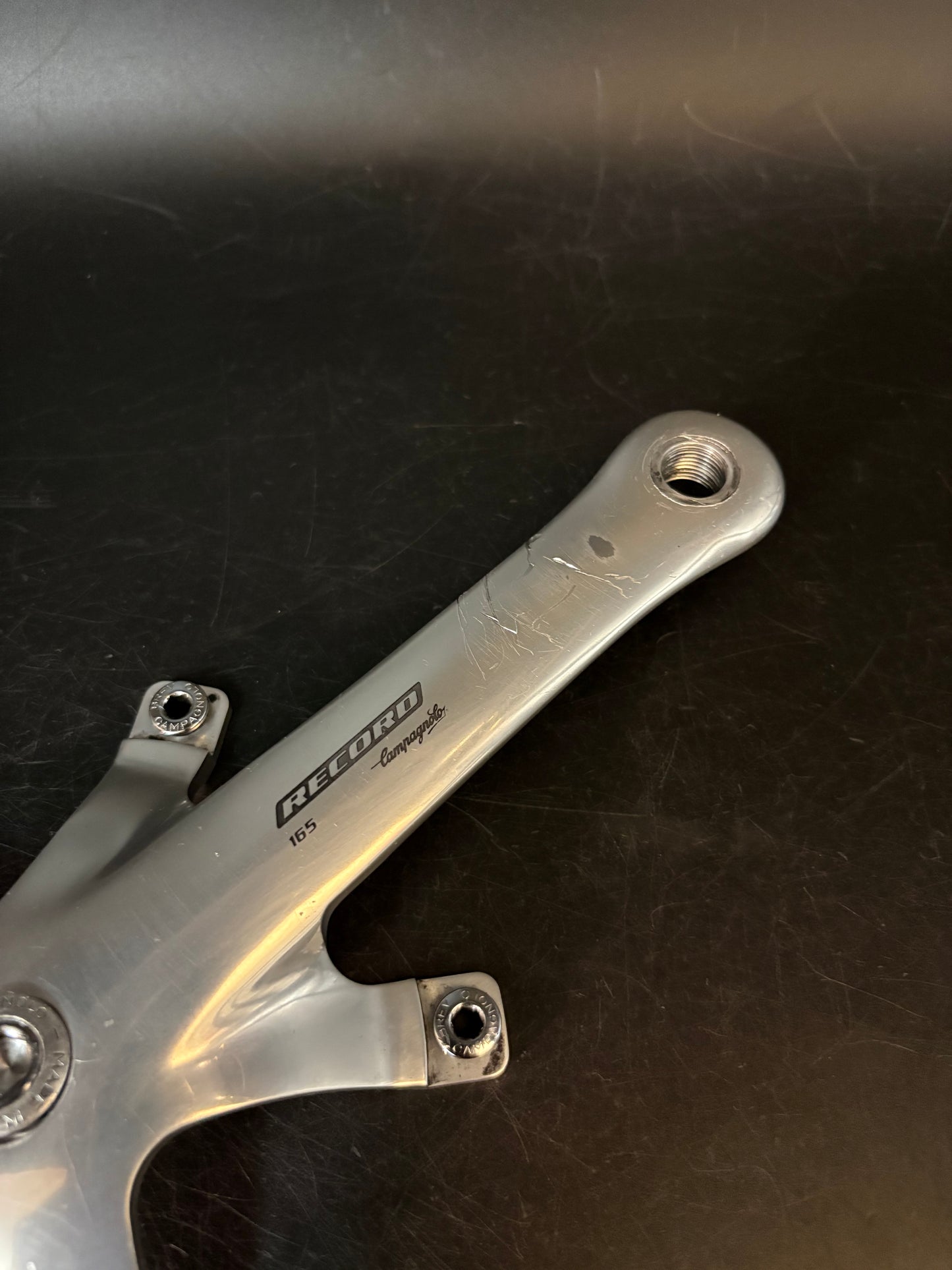 Campagnolo Record Pista Cranks Silver 165mm