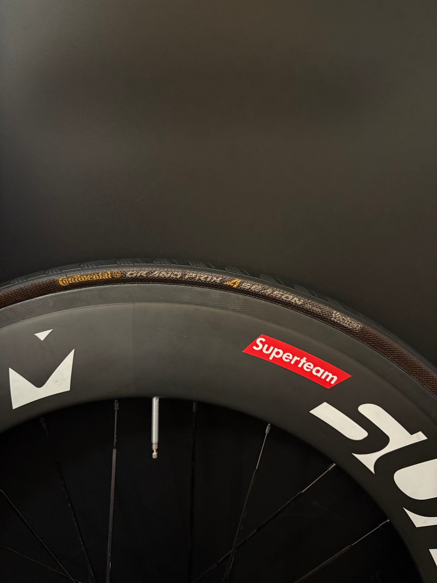 Superteam Carbon Clincher 88mm Rear Wheel 24h