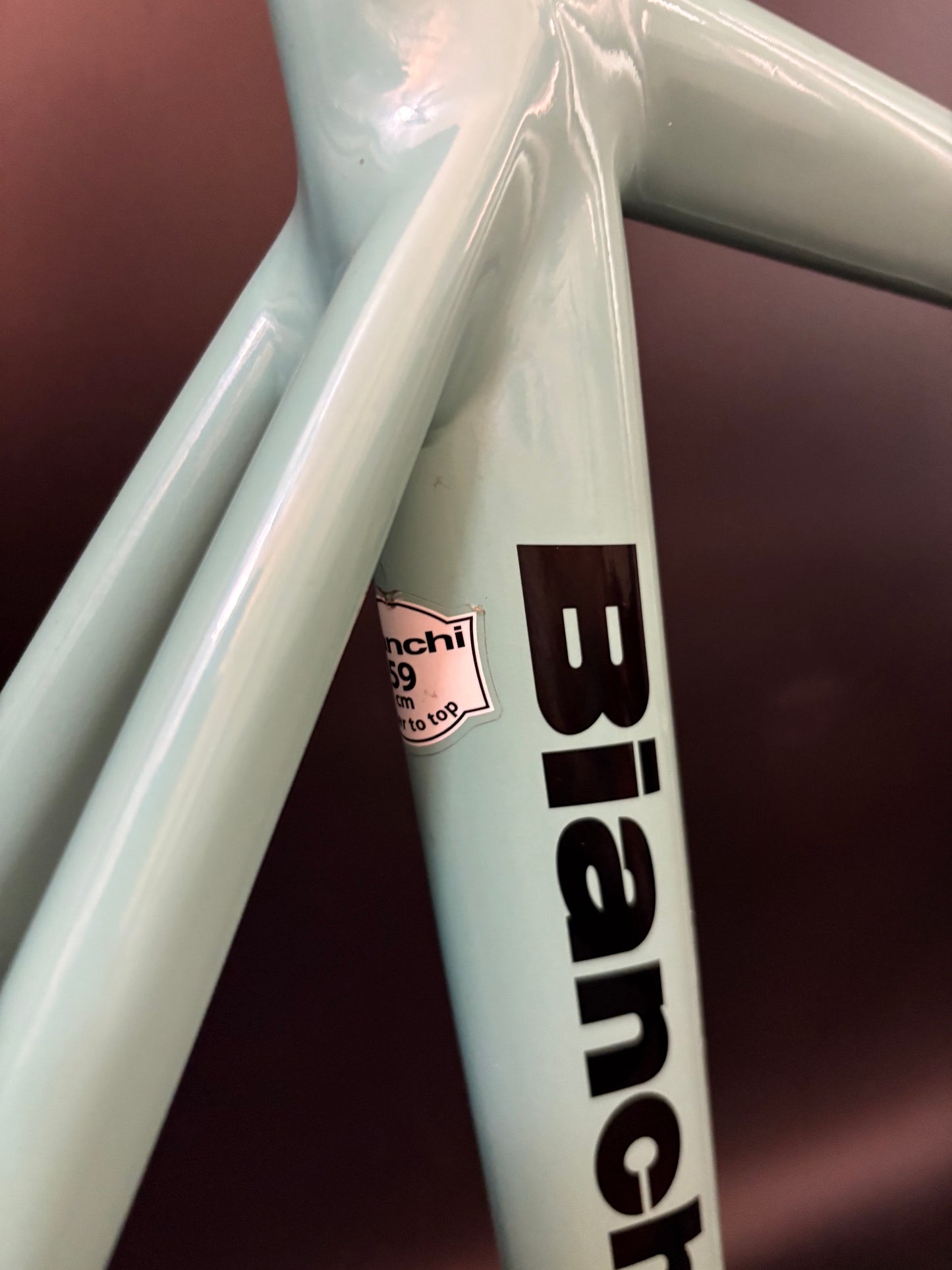 Bianchi Super Pista Frameset Celeste 59cm