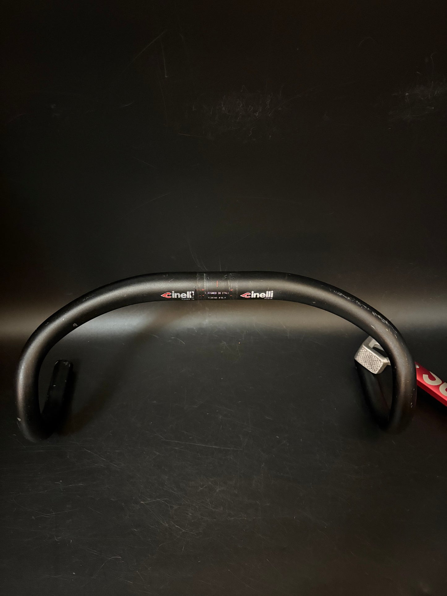 Cinelli Pista Drop Handlebar Black 42cm 31.8