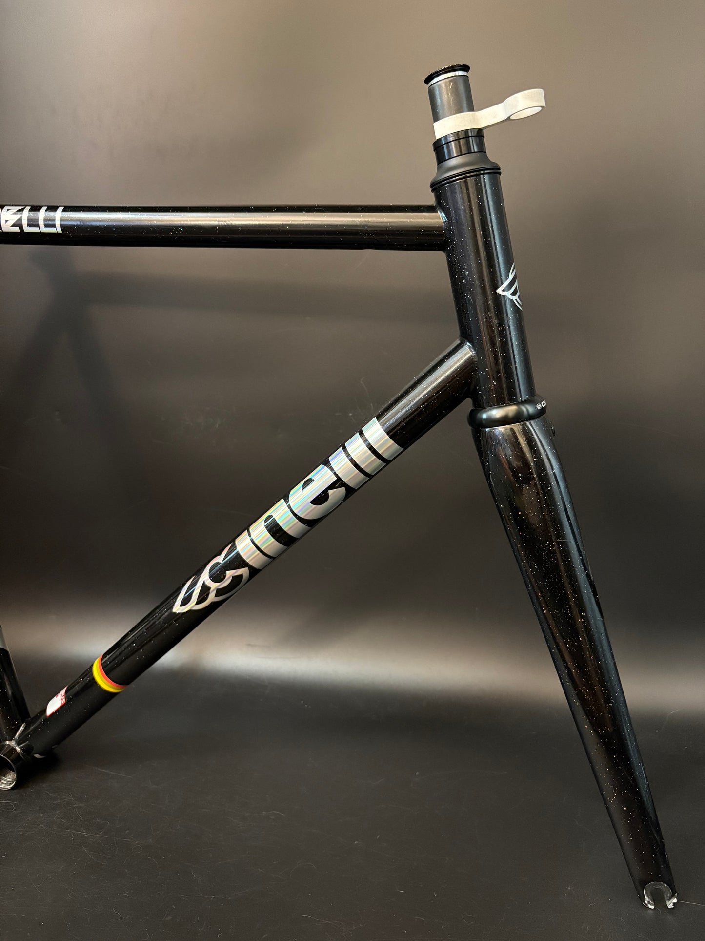 Cinelli Vigorelli Steel Frameset Black Sparkle L