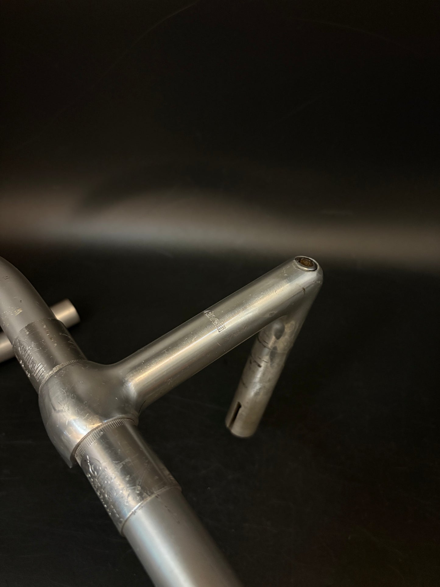 Cinelli Criterium Drop Handlebar Silver 40cm 26.0 + Cinelli Quill Stem 130mm