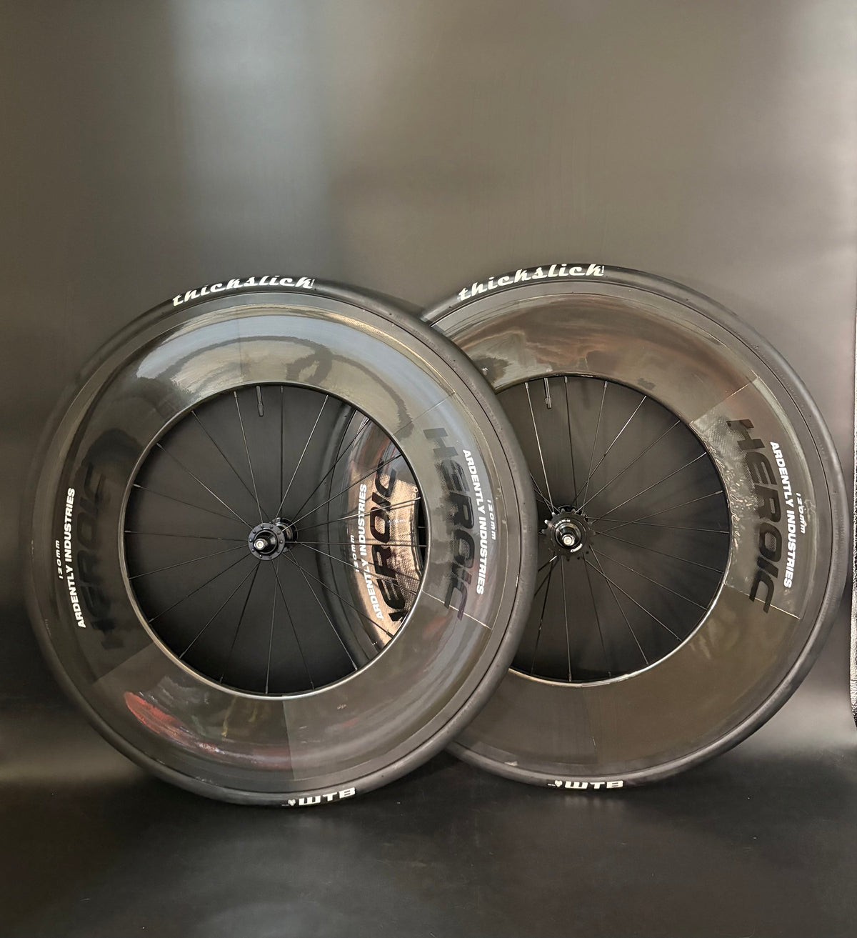 Ardently Heroic Wheelset 120mm Carbon Clincher 20/24h