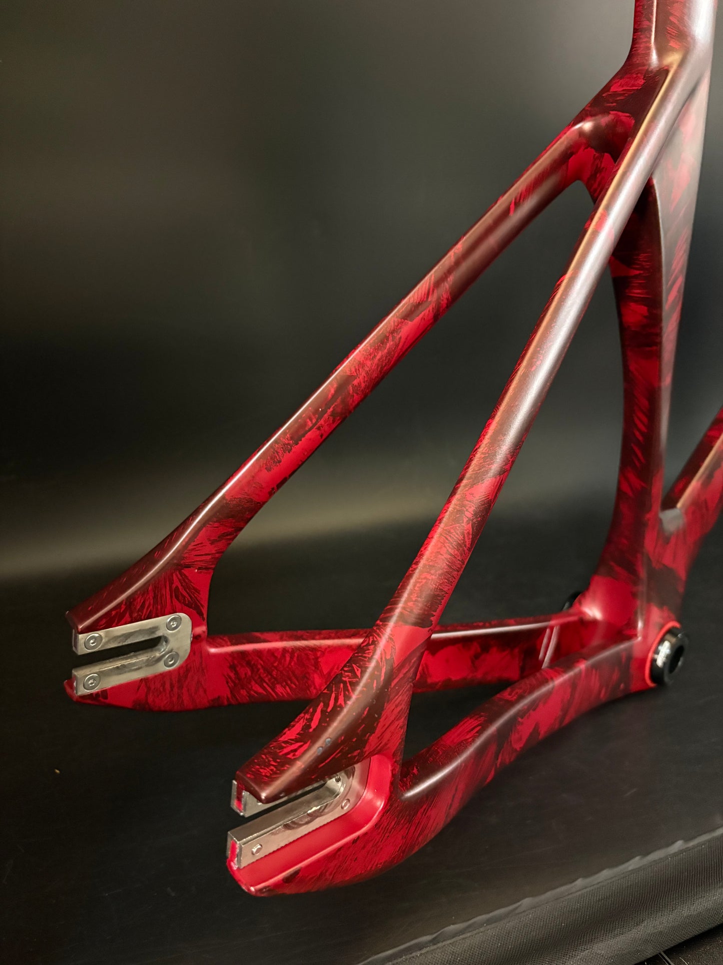 Hedrick Carbon Frameset Red Marble 50cm ST 56cm TT
