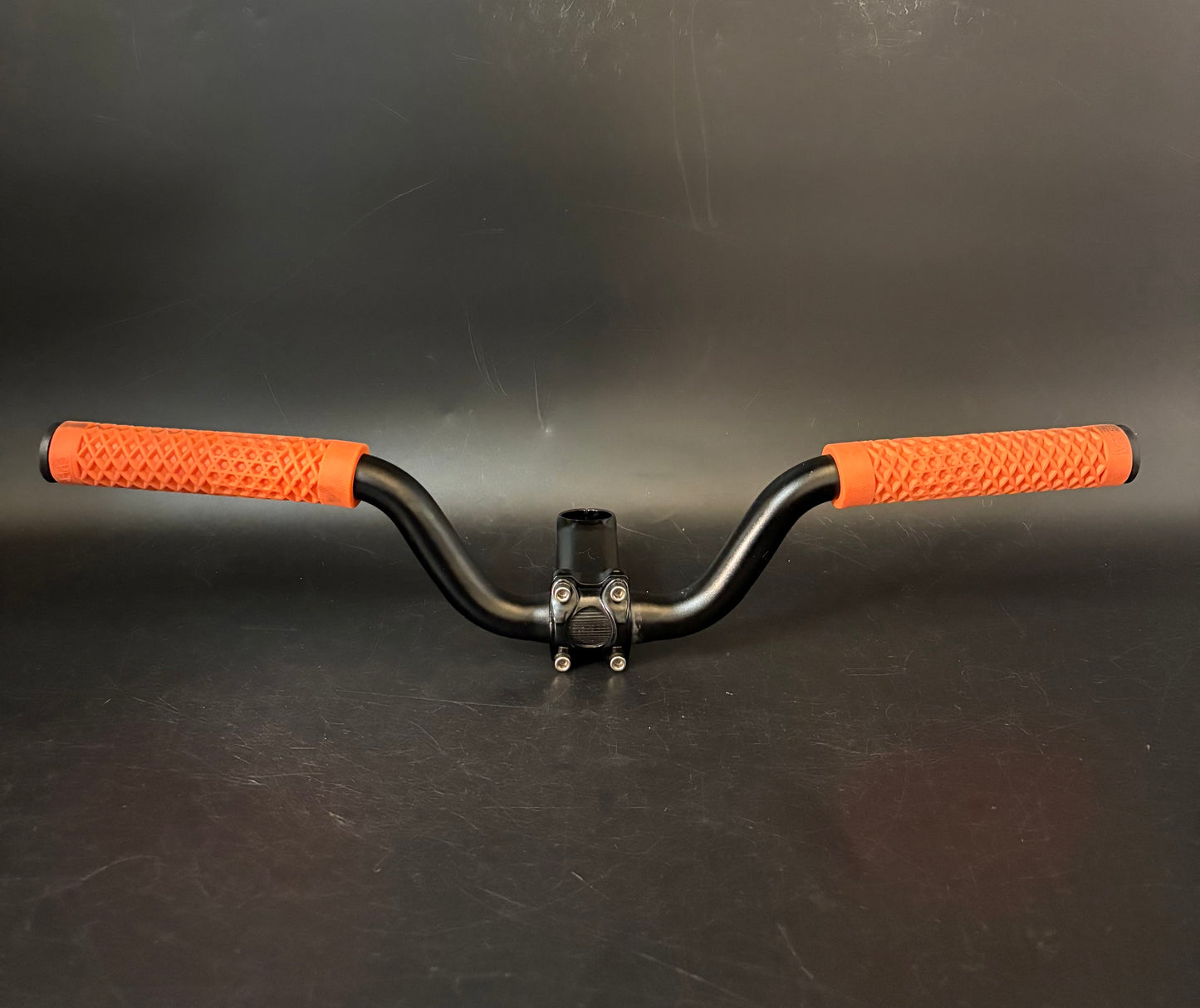 Unbranded Riser Handlebar Black 520mm 25.4 w/ 90mm Stem