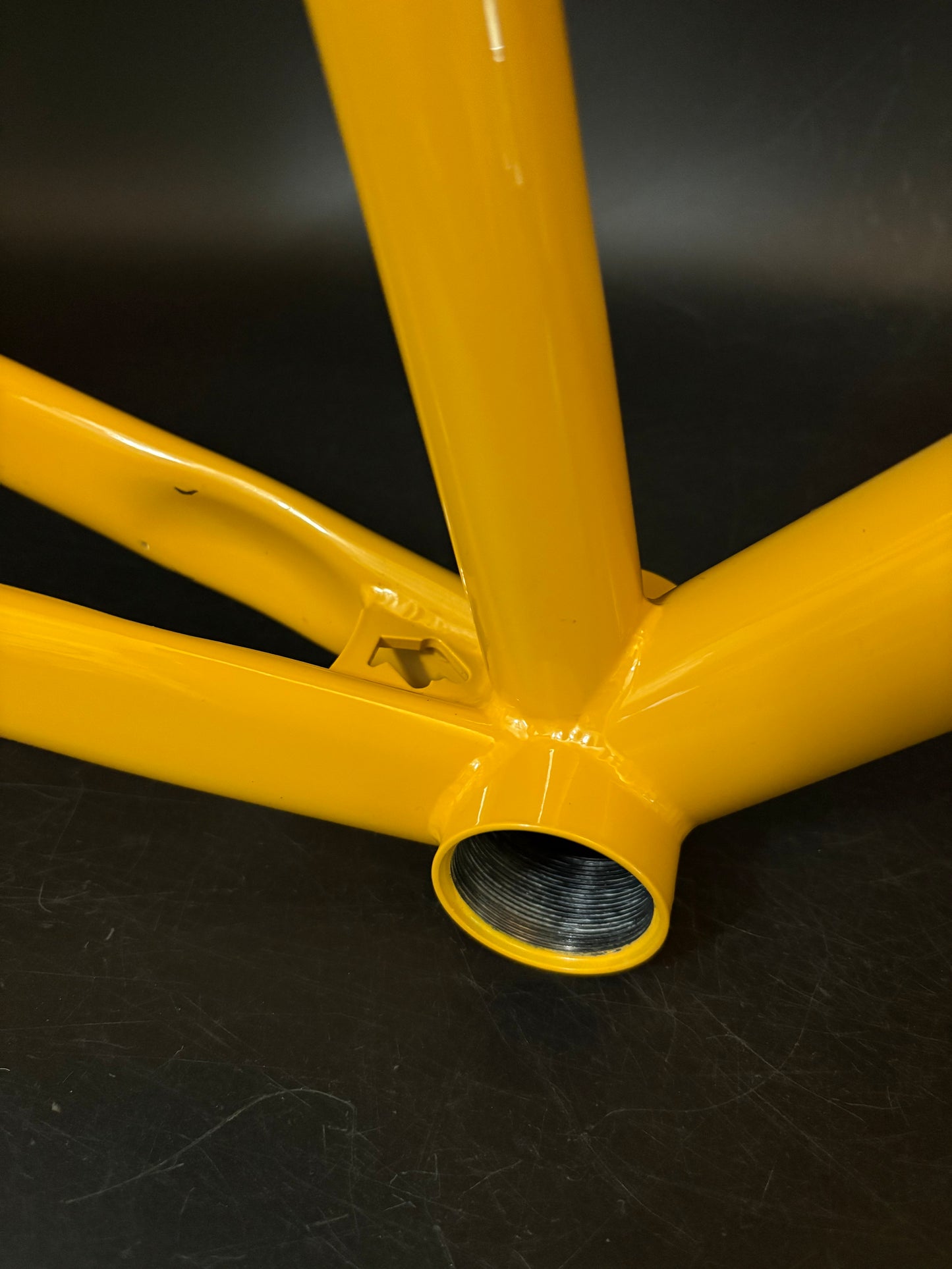 Brooklyn Machine Works Gangsta Track v4 Frameset Yellow Medium