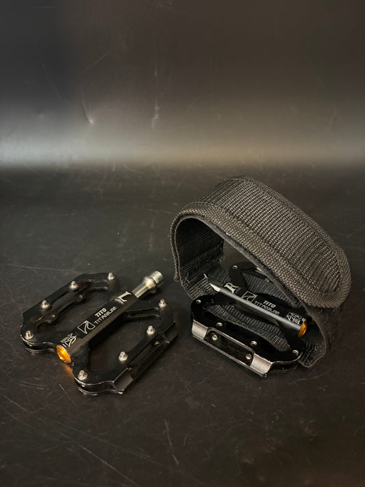 Tito Titanium Platorm Pedals Black