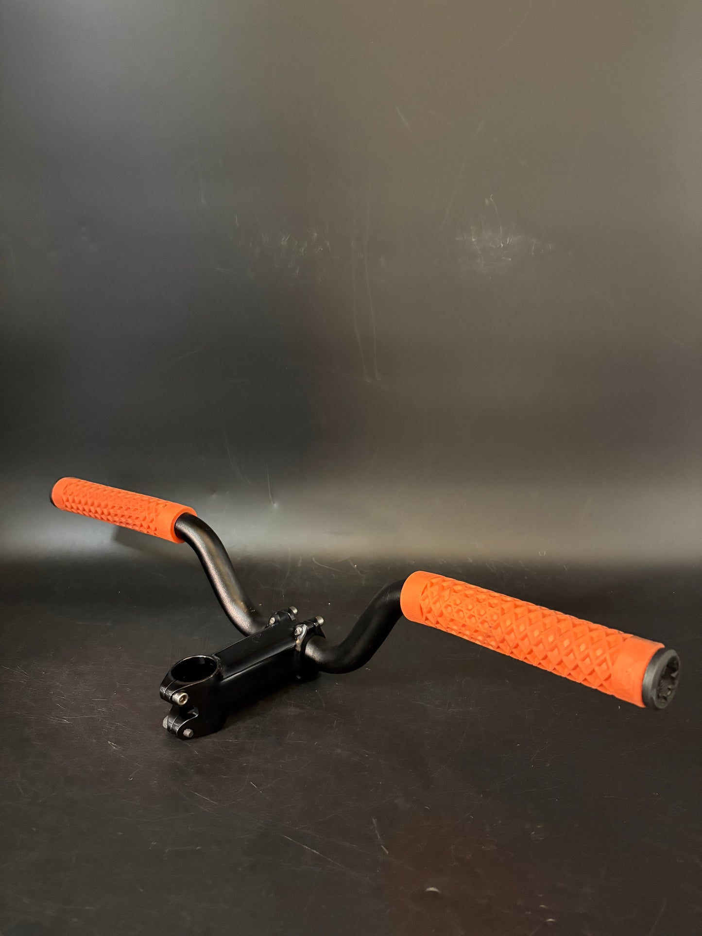 Unbranded Riser Handlebar Black 520mm 25.4 w/ 90mm Stem