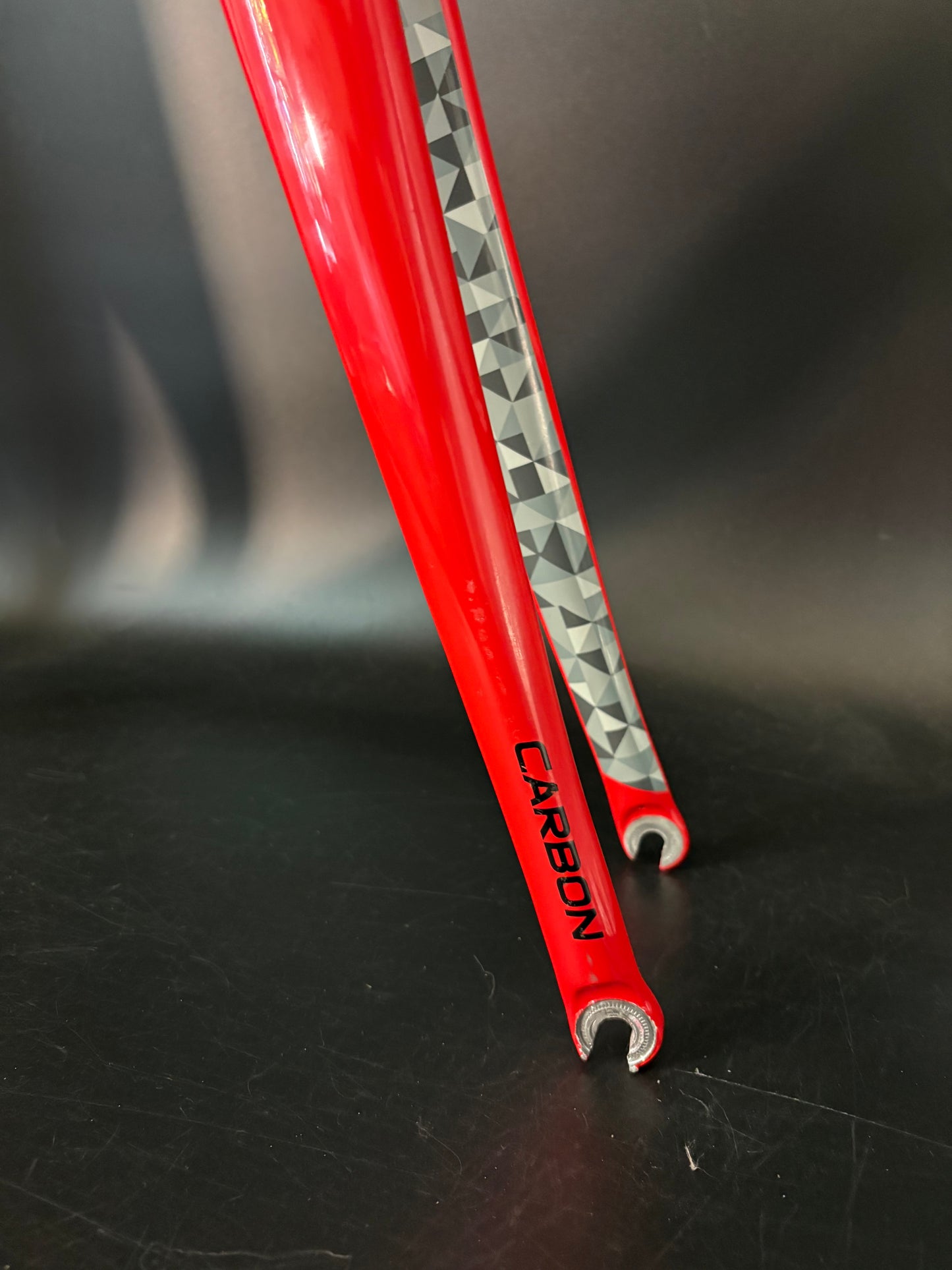 Fabricbike Aero Frameset Red 54cm w/ Stem + Drops
