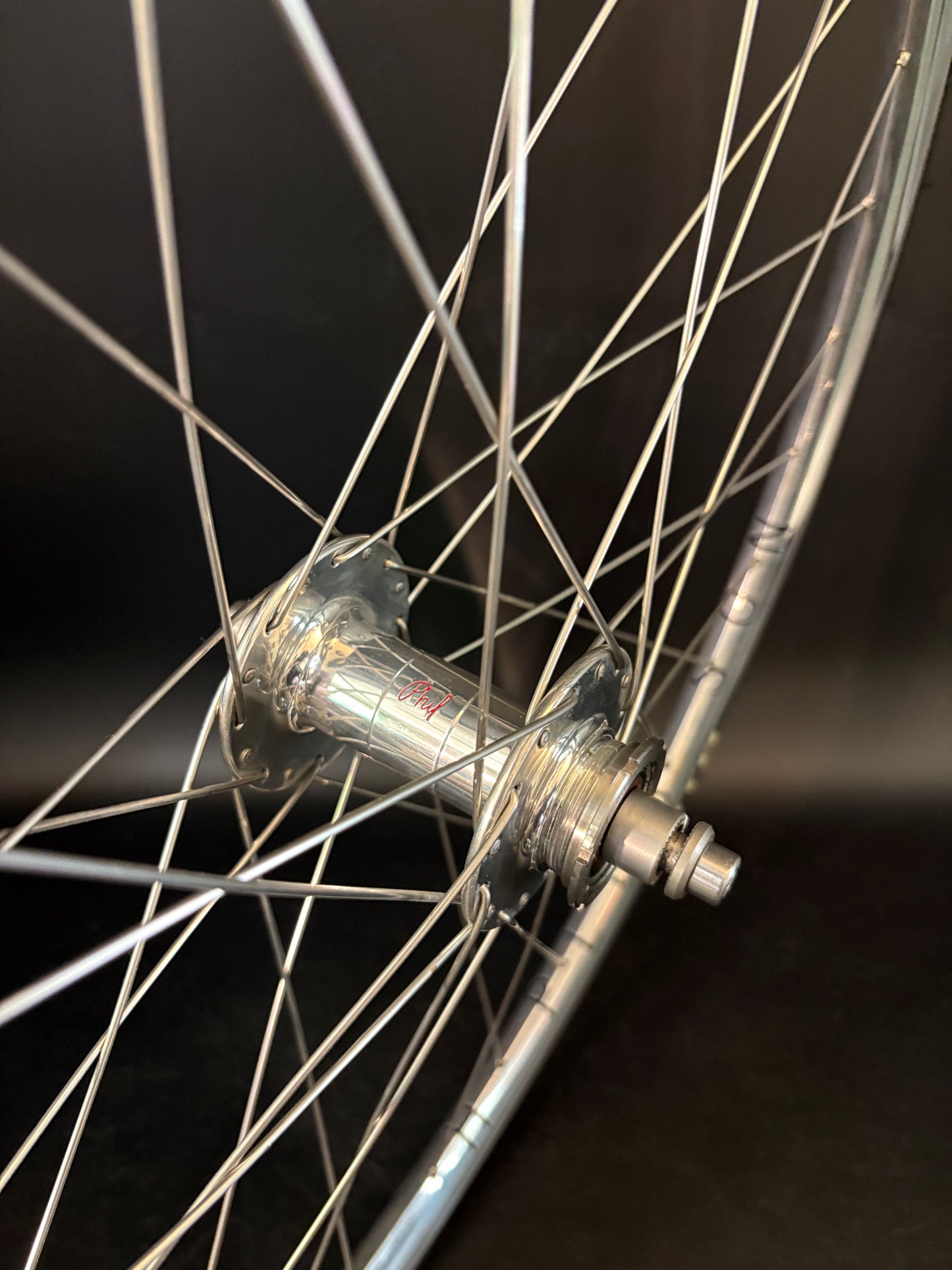 H Plus Son Archetype / Phil Wood HF Wheelset Silver 32h