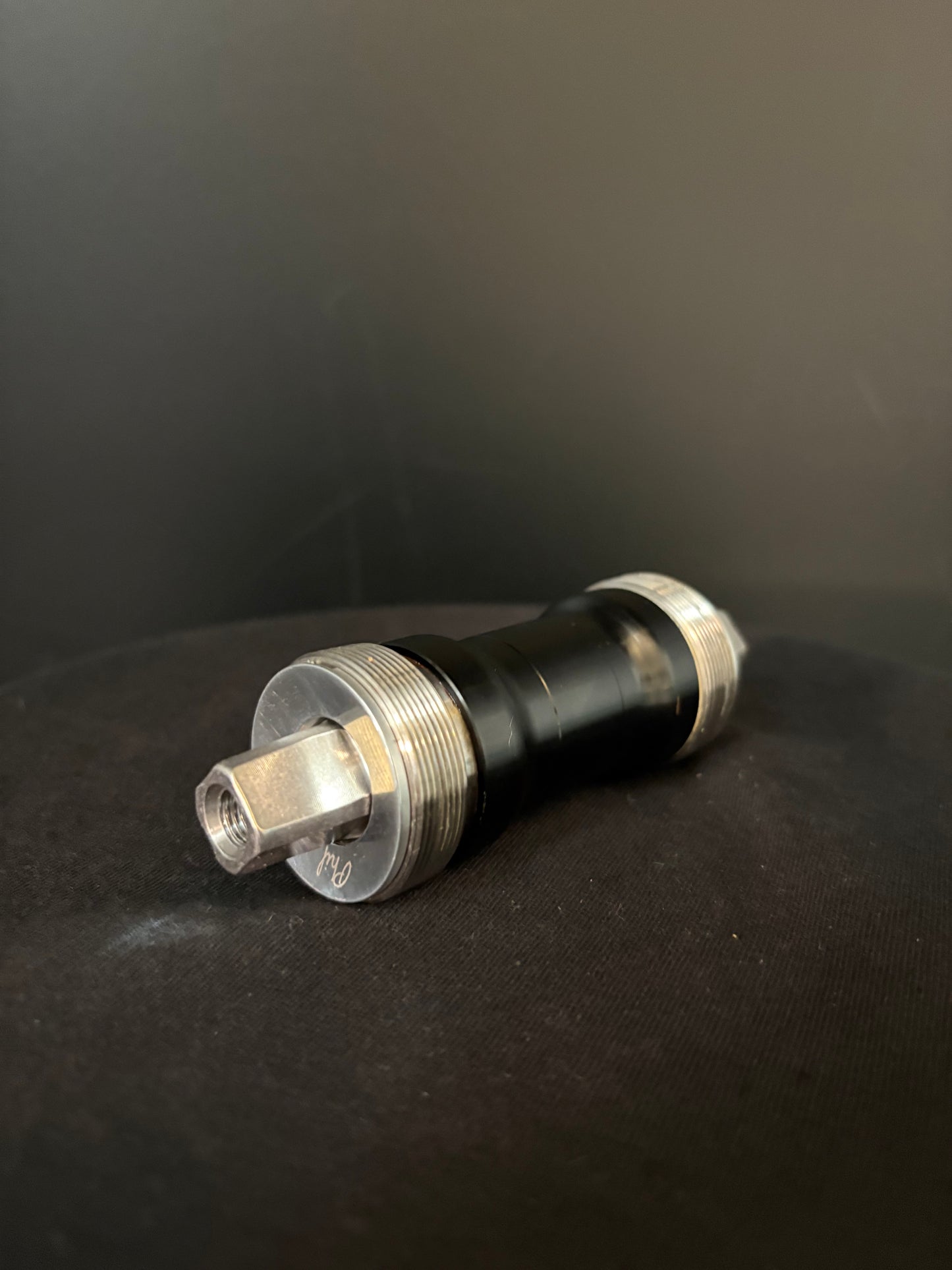 Phil Wood Bottom Bracket Black 110.5mm ISO w/ Mudguards