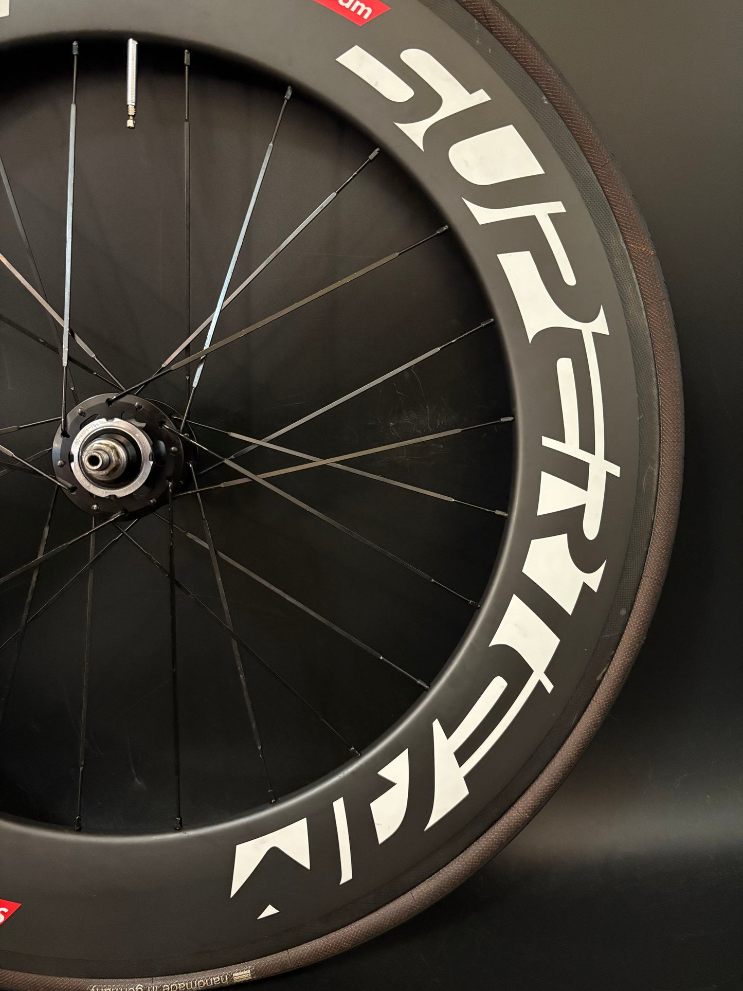 Superteam Carbon Clincher 88mm Rear Wheel 24h