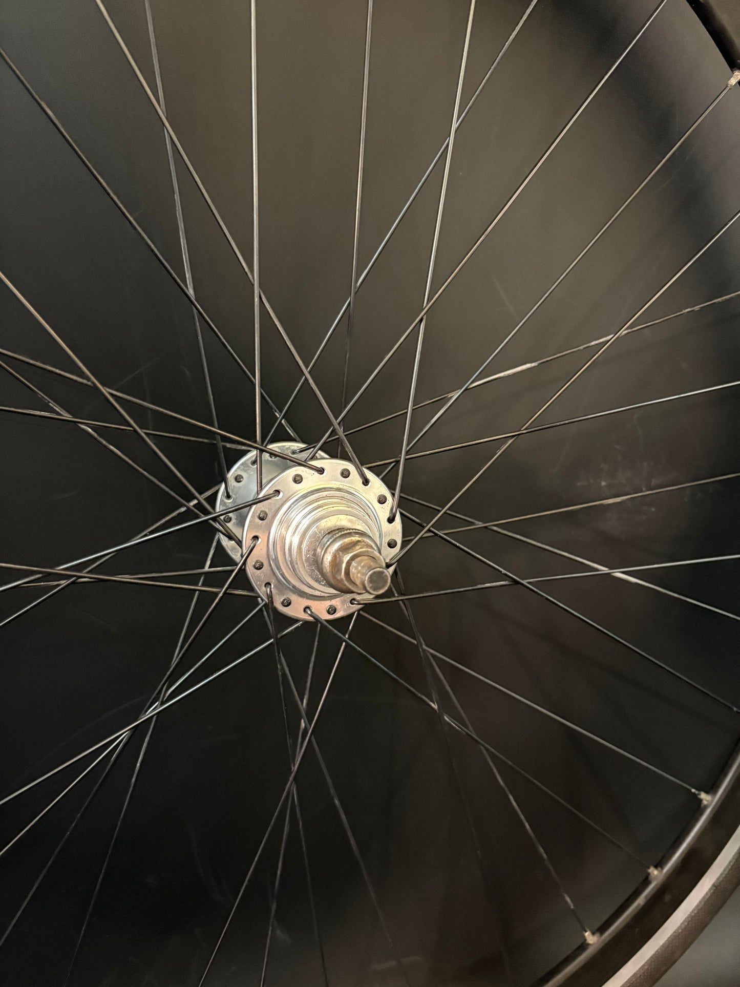 Deep V Machined Black / Surly Wheelset 36h