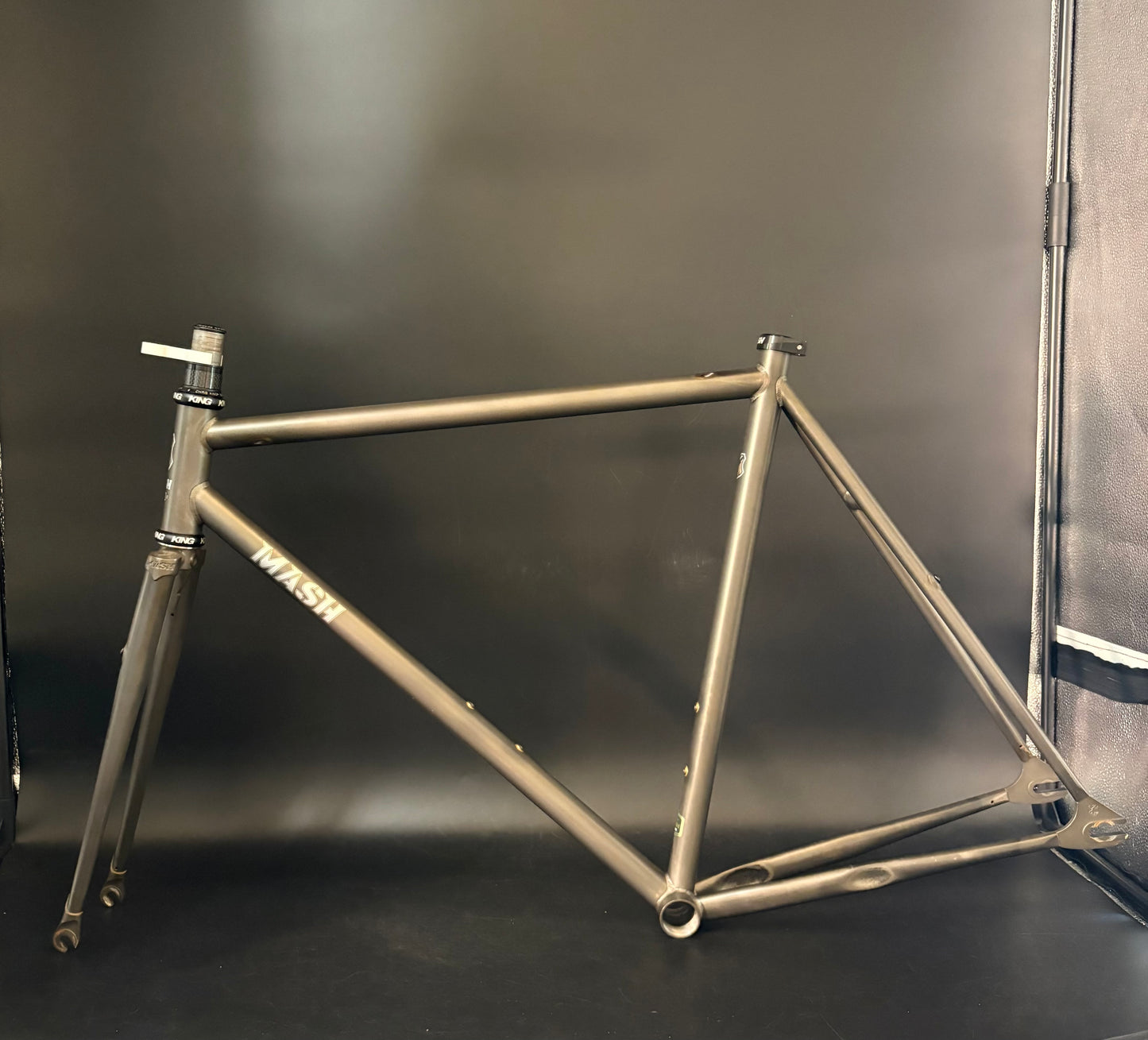 Mash Steel Frameset Raw 55cm