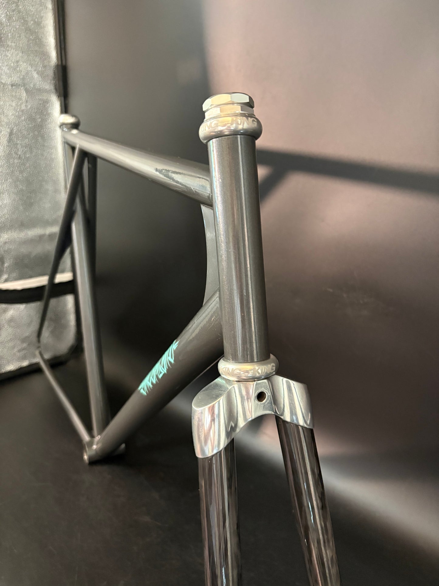 Broakland Pipe Bomb Frameset Grey Sparkle 59cm